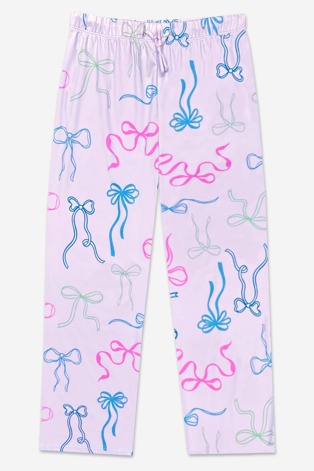 Simply Soft Karate Pant. - Navy Lt Pink Plaid