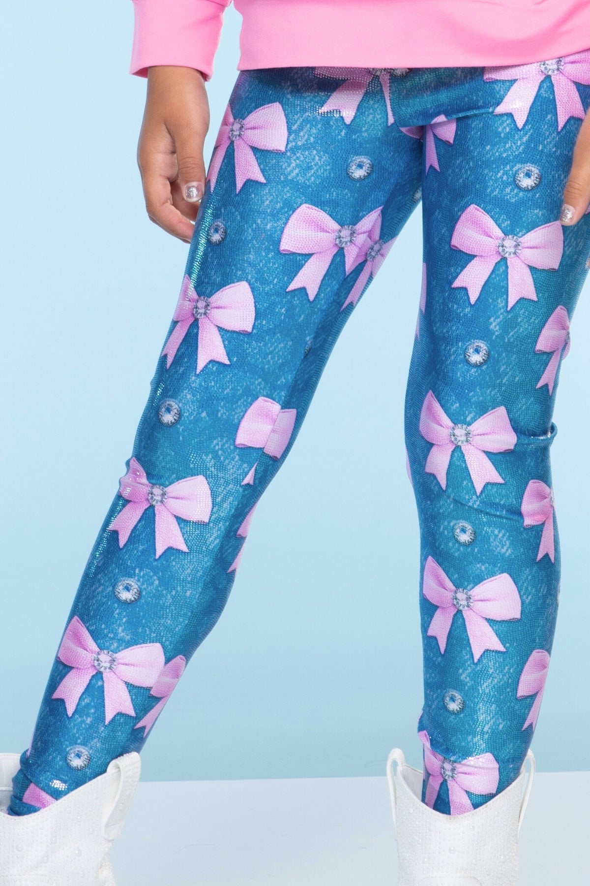 Glitter Foil High Shine Legging - Rainbow Glitter - NEW!