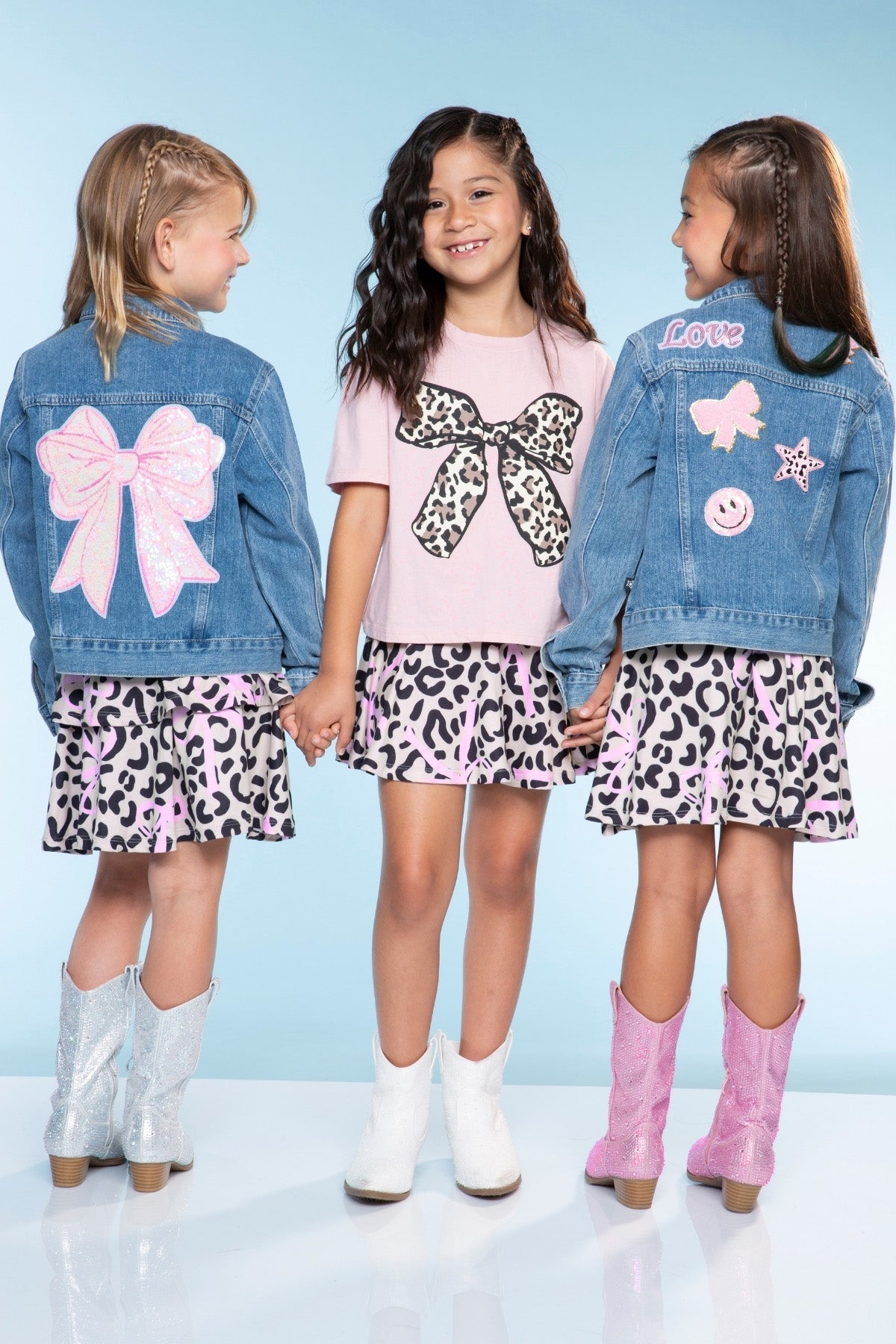 The Perfect Denim Jacket - Denim Sequin Bow