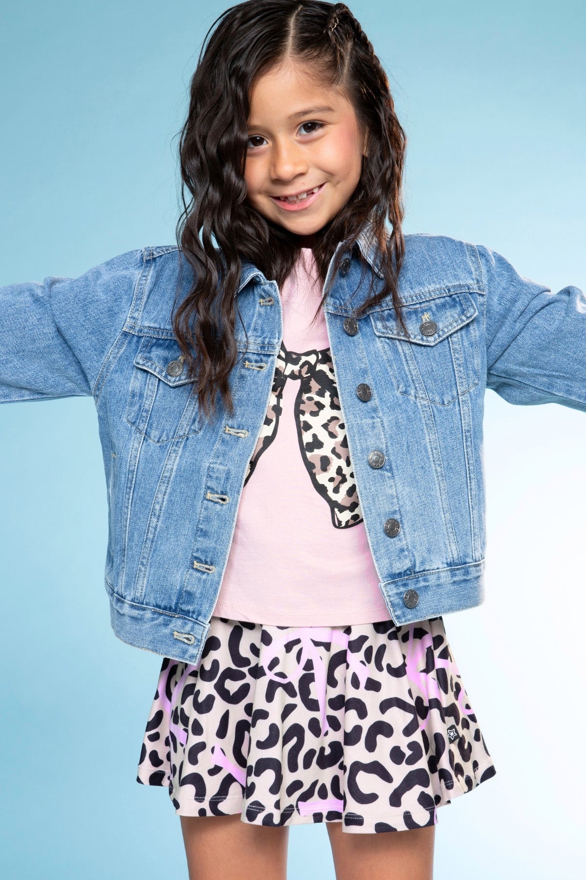 The Perfect Denim Jacket - Denim Sequin Bow