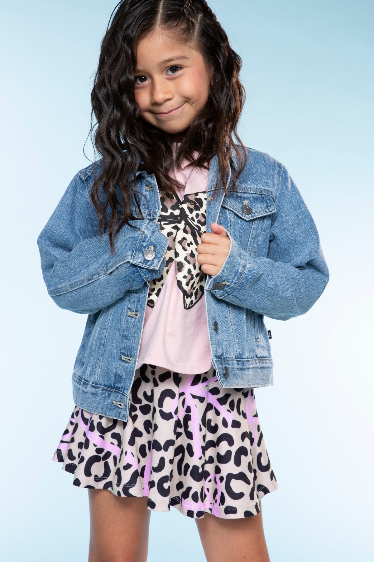 The Perfect Denim Jacket - Denim Sequin Bow