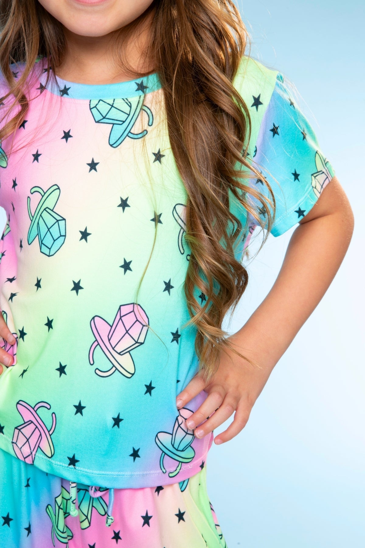 Simply Soft Easy Tee & Karate Pant - Pink Gingham Leopard