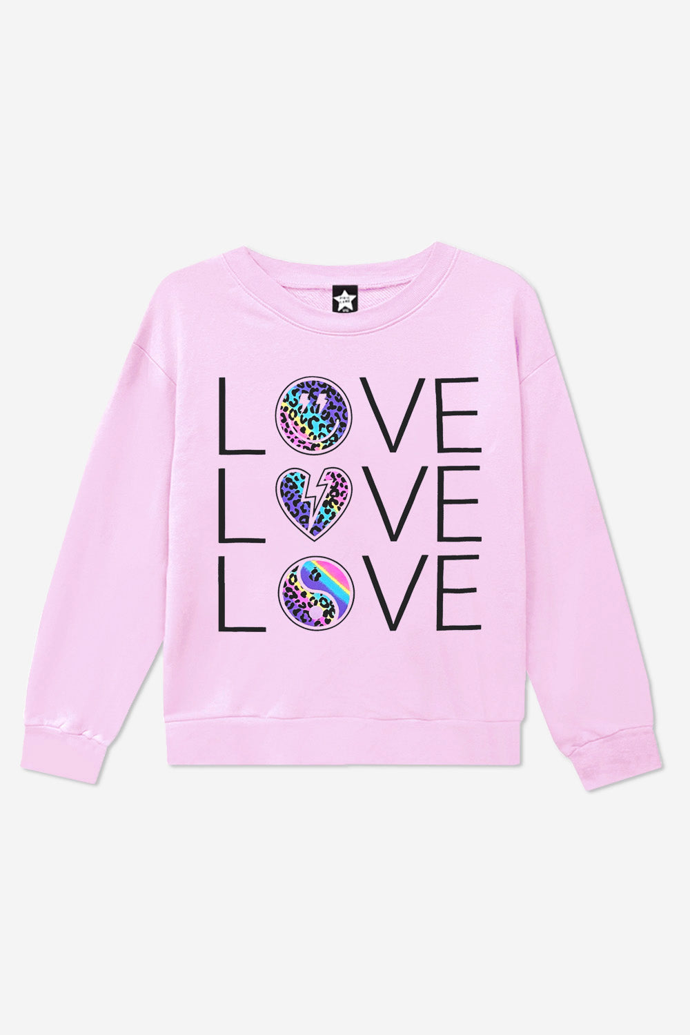Simply Soft Long Sleeve Crew Top - Lilac Leopard Love