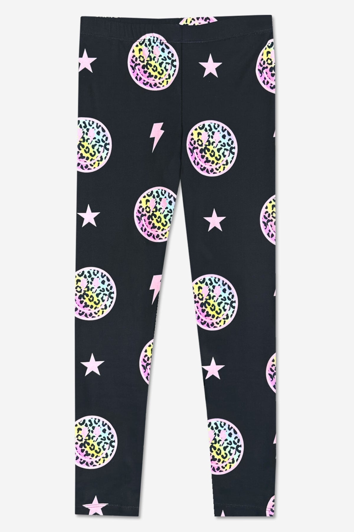 Simply Soft Long Legging - Purple Graffiti Rainbow