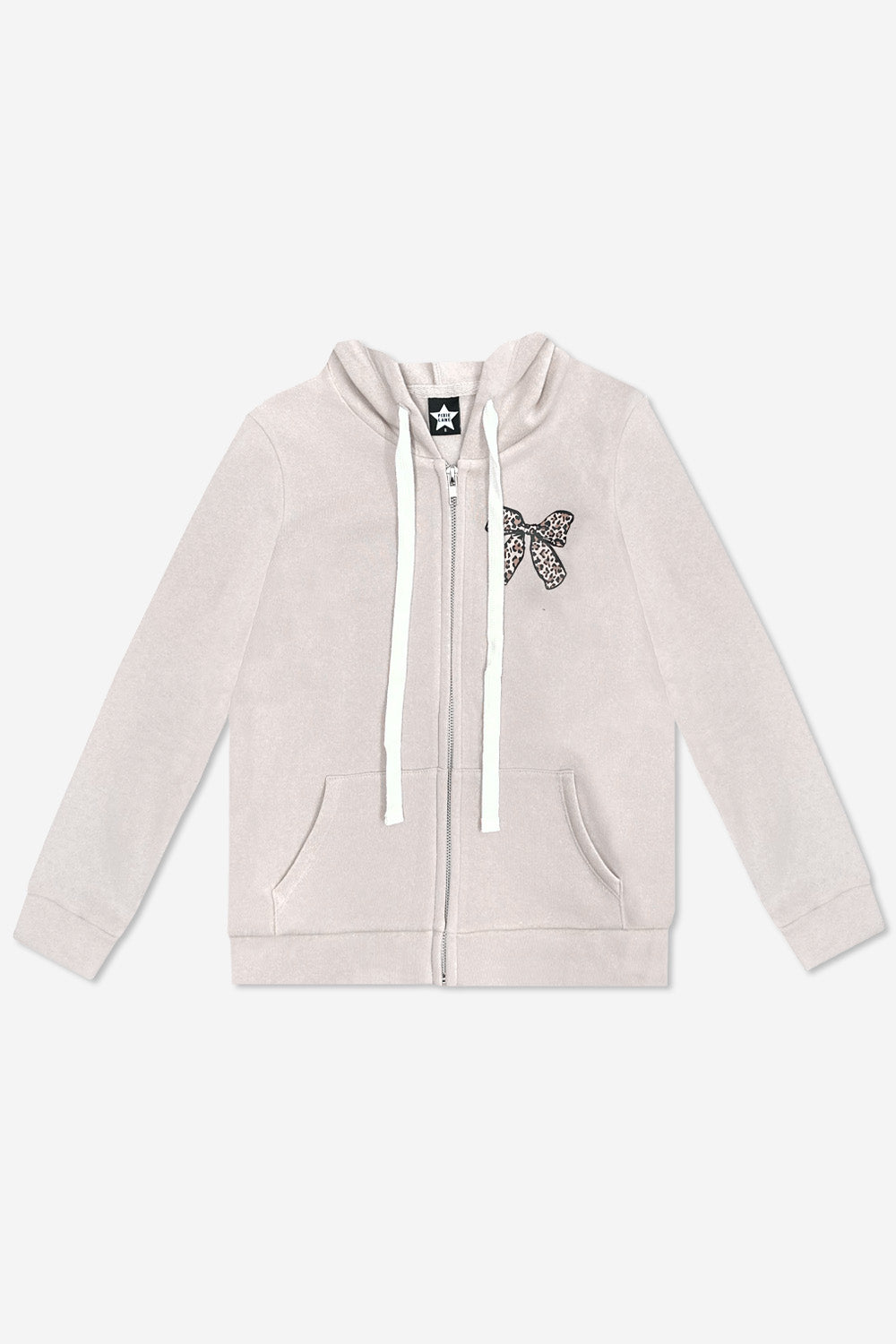 Cotton Soft French Terry Easy Zip Hoodie - Black Dance Tumble Cheer