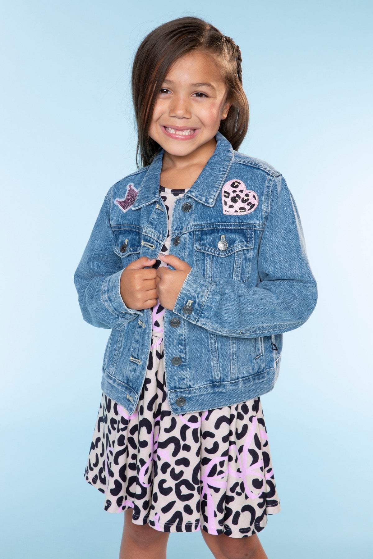 The Perfect Denim Jacket - Denim Sequin Bow
