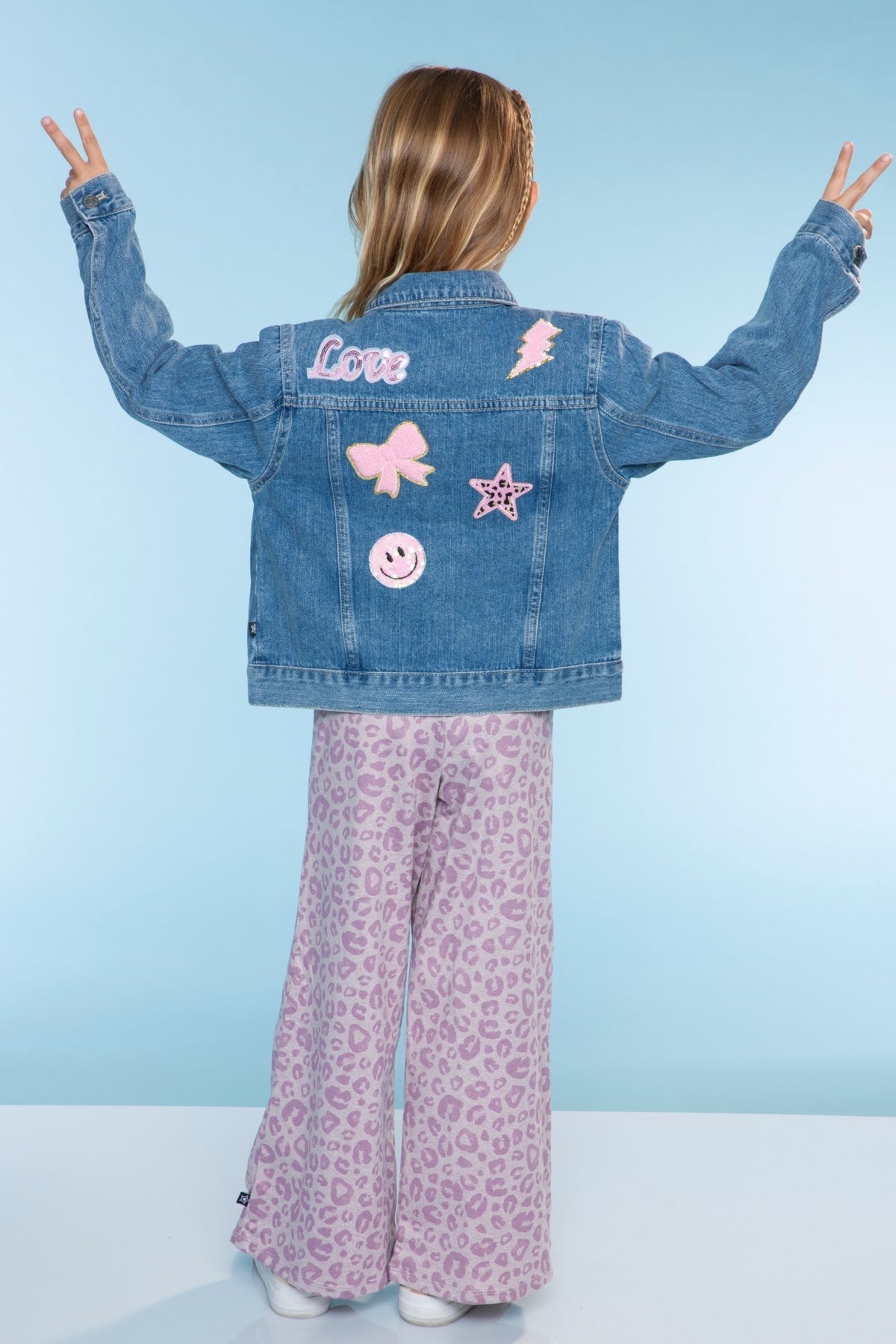 The Perfect Denim Jacket - Denim Sequin Bow