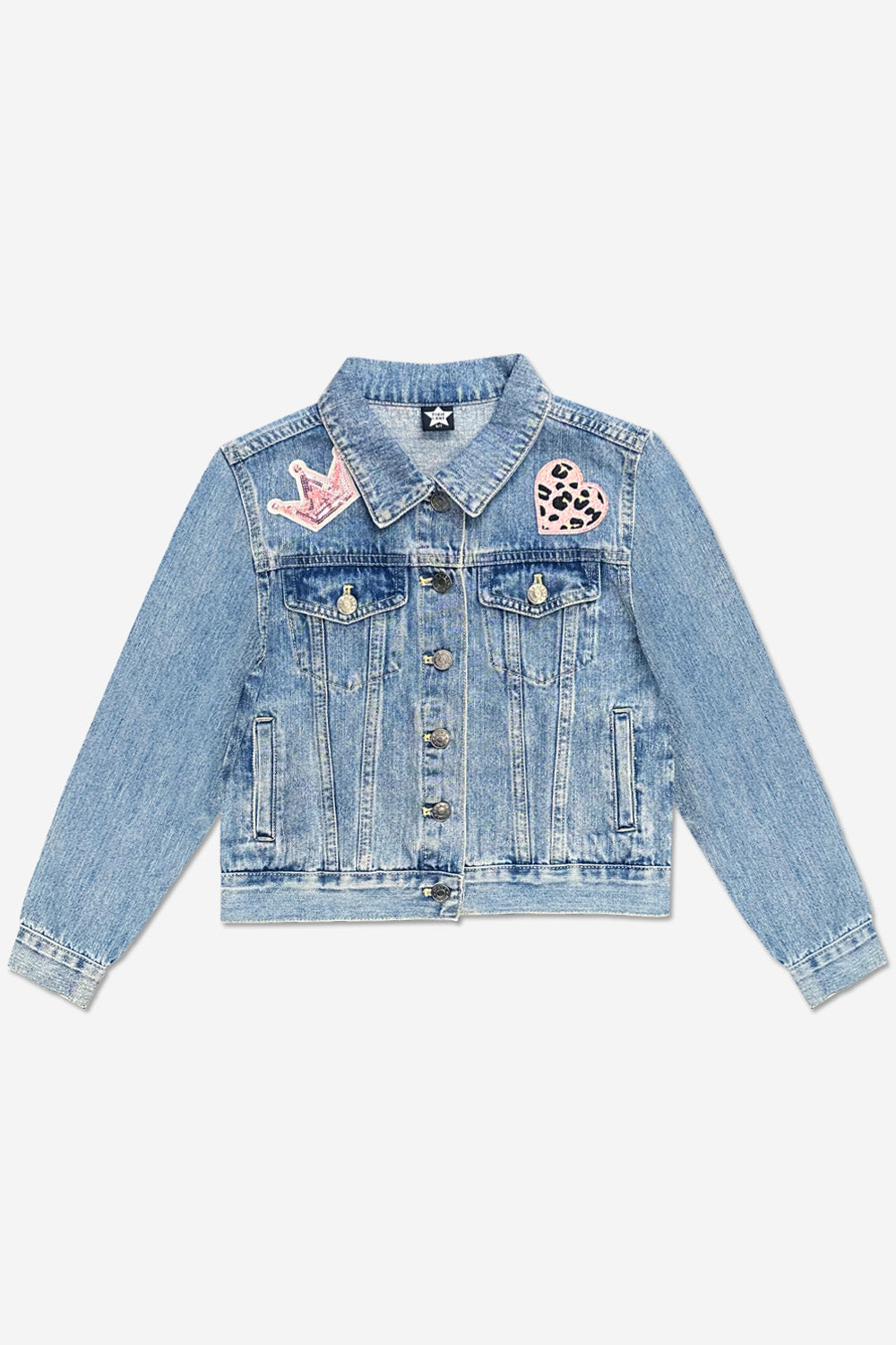 The Perfect Denim Jacket - Denim Sequin Bow