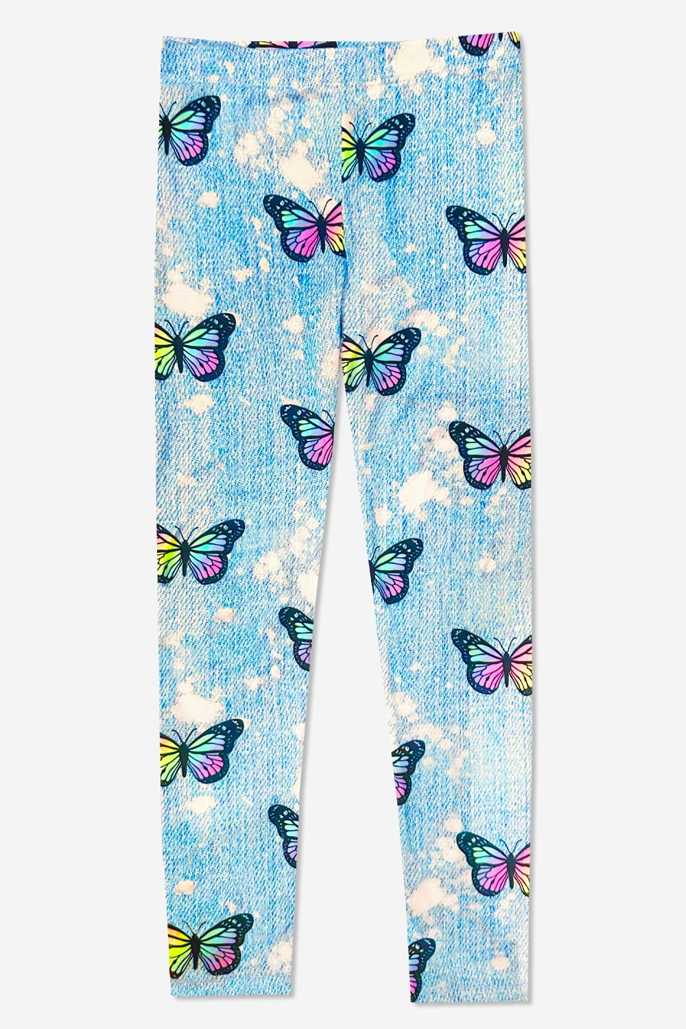 Simply Soft Long Legging - Purple Graffiti Rainbow