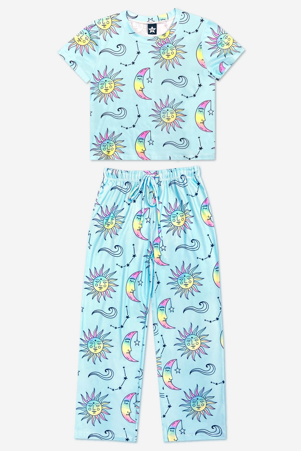 Simply Soft Easy Tee & Karate Pant - Pink Gingham Leopard