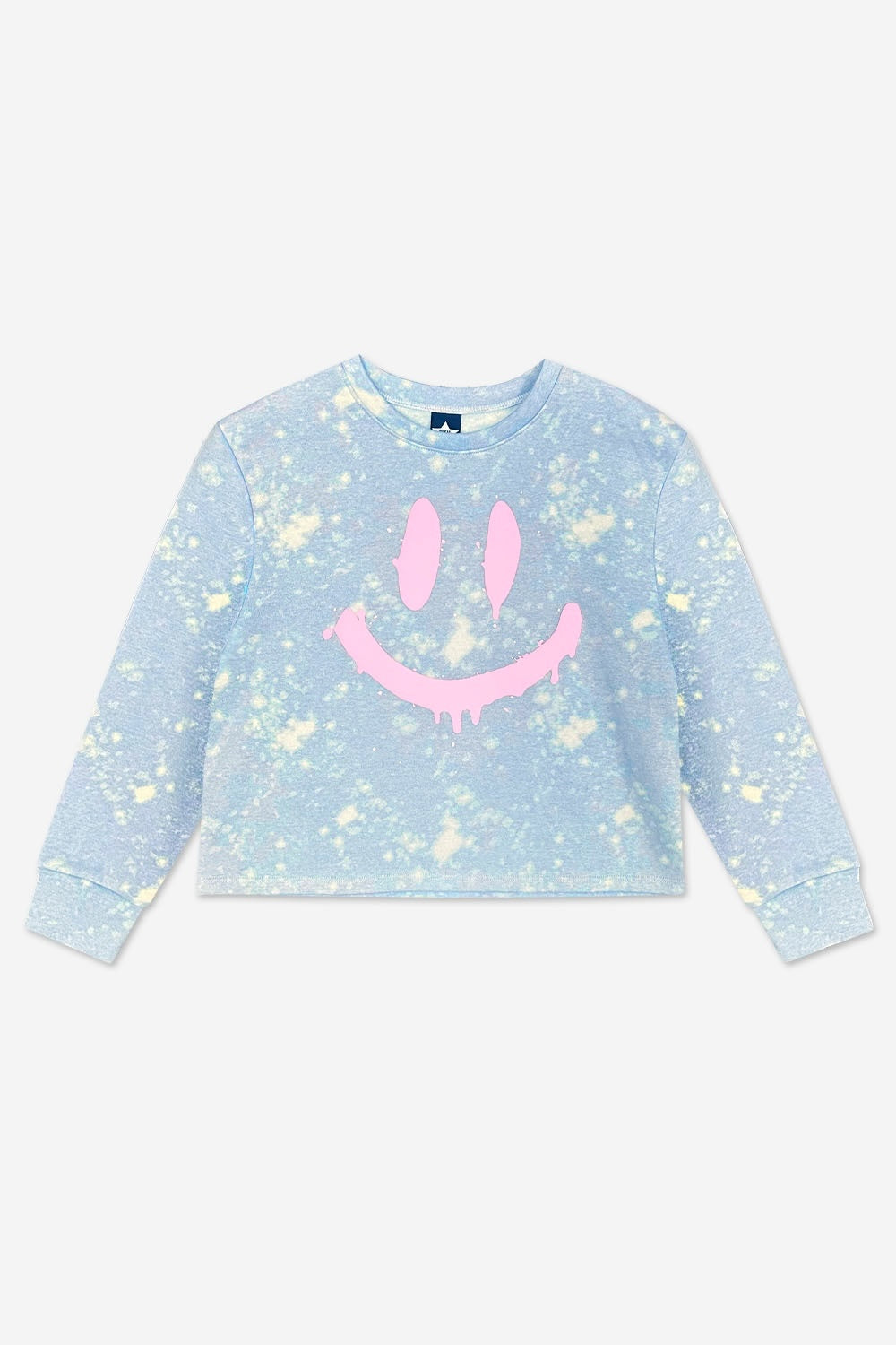 Heavyweight Cotton French Terry Easy Crew Sweatshirt - Taupe Leopard Pink Love