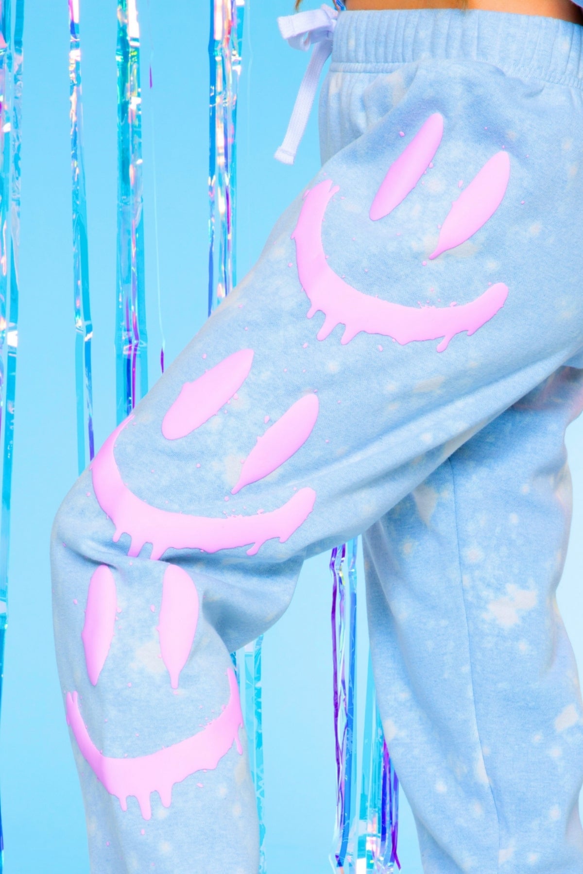 Heavyweight Cotton French Terry Sweatpant - Taupe Leopard Pink