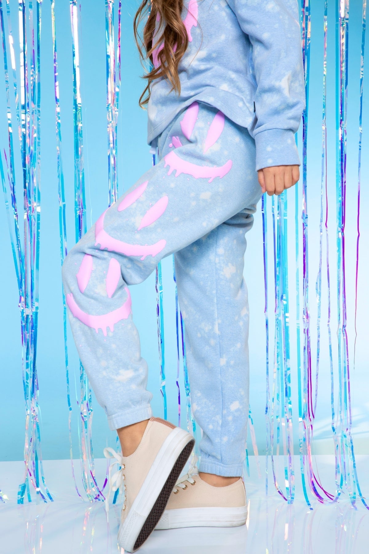 Heavyweight Cotton French Terry Sweatpant - Taupe Leopard Pink