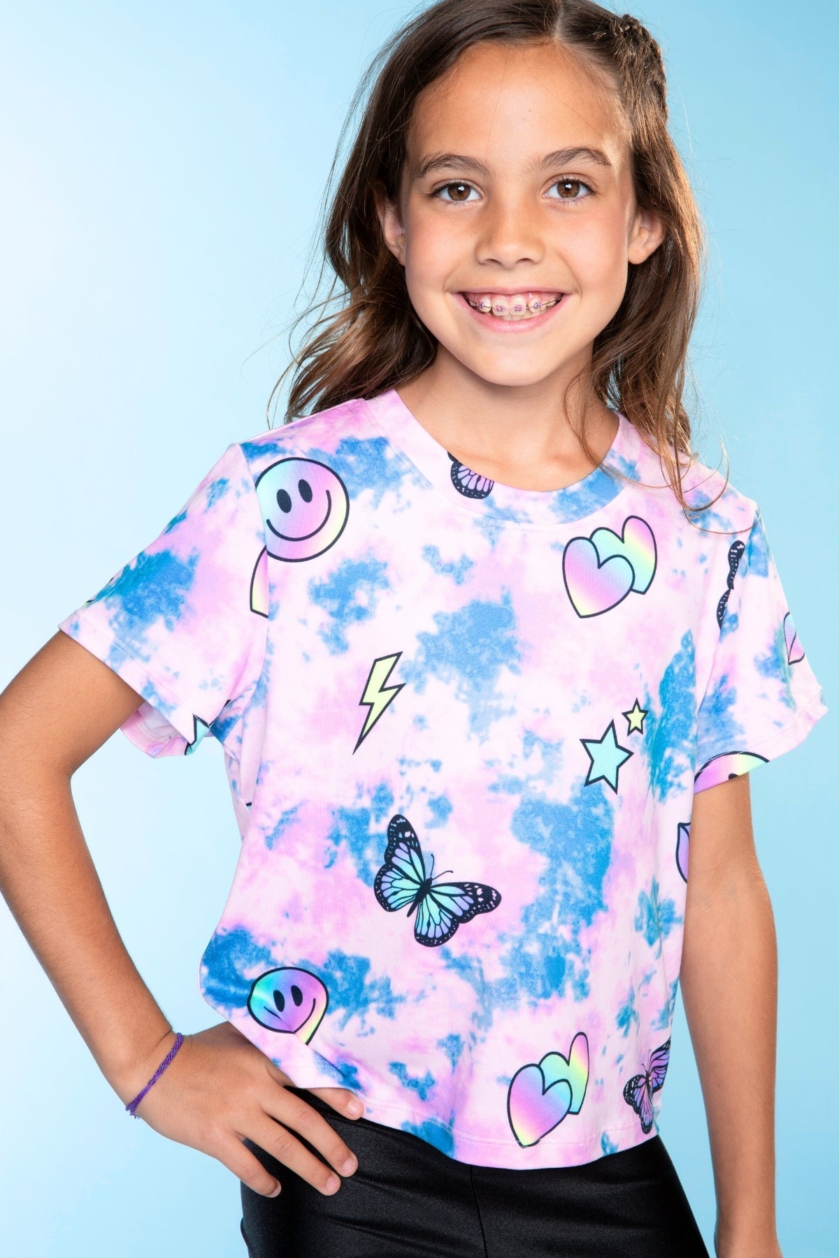 Simply Soft Easy Tee - Rainbow Star Peace Love - NEW!