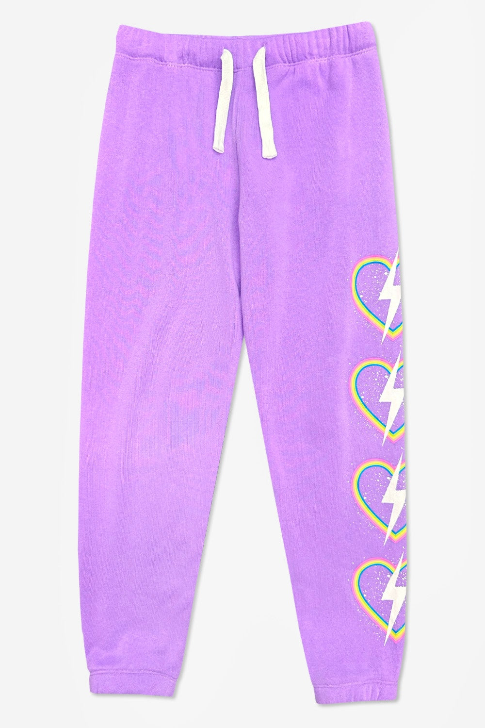Cotton Soft French Terry Sweatpant ••• - Grey Pink Blue Stripe