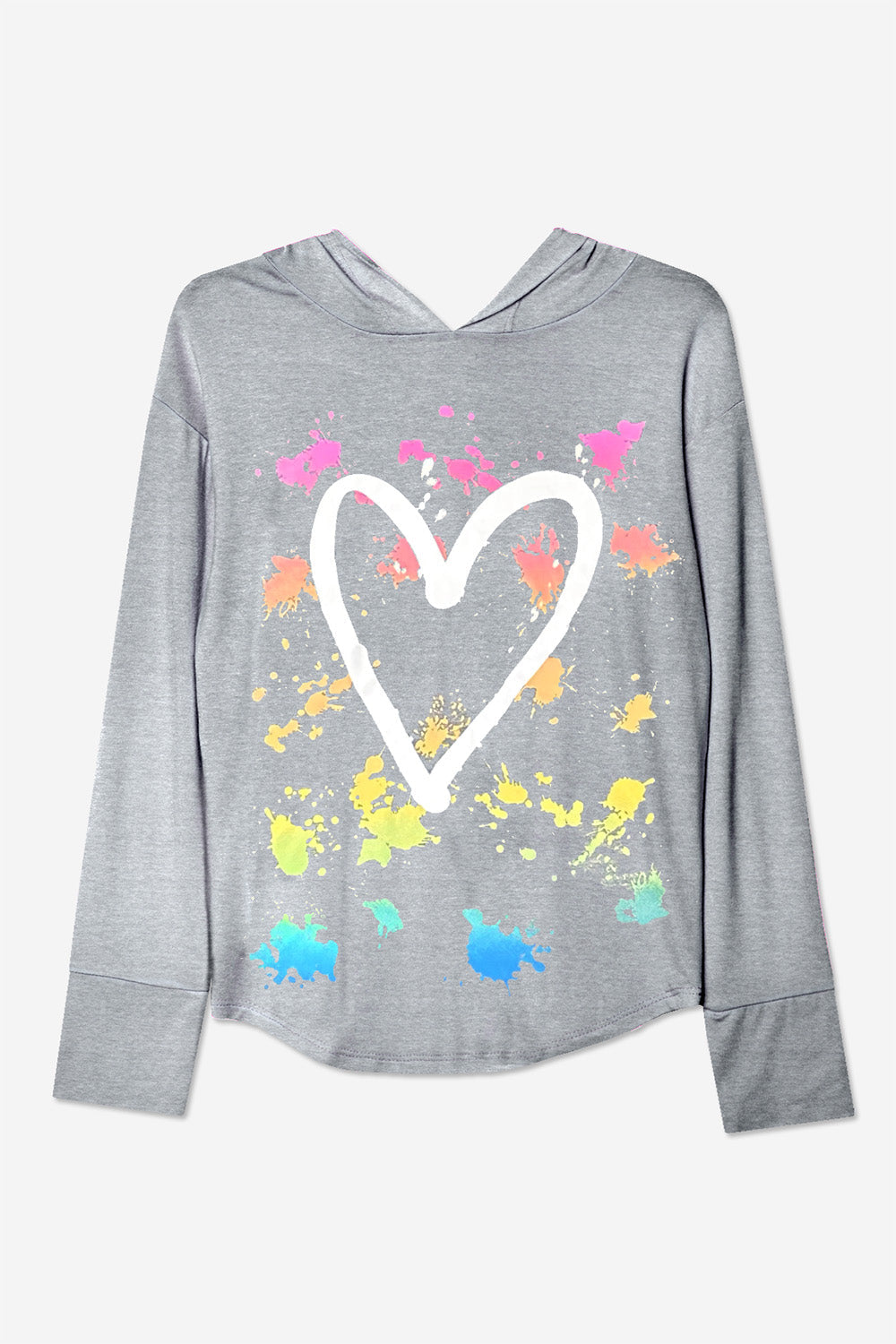 Modal Knit Hoodie Pullover W/Thumbholes - Black Leopard Love Kiss - LOVE!