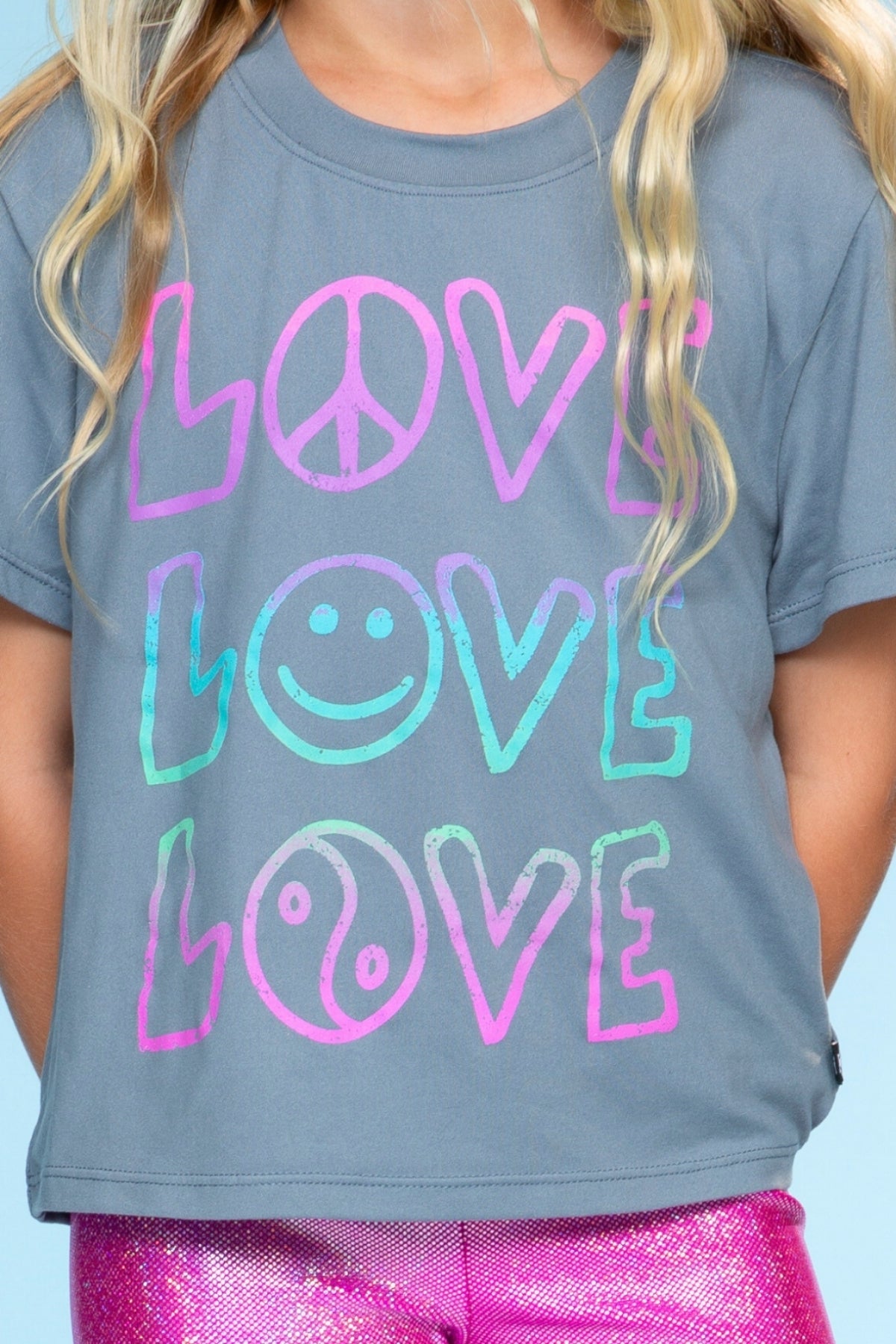 Simply Soft Easy Tee - Rainbow Star Peace Love - NEW!