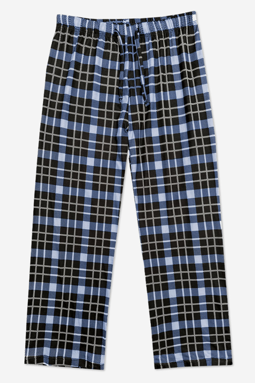 Simply Soft Karate Pant. - Navy Lt Pink Plaid