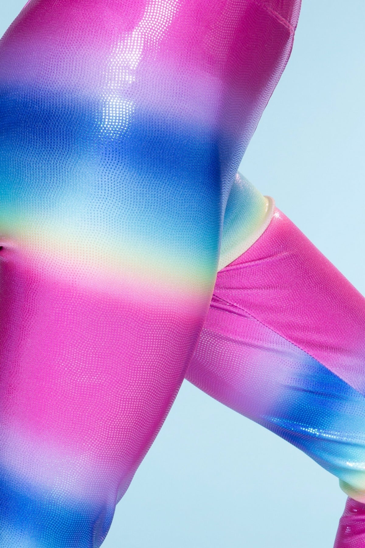 Glitter Foil High Shine Legging - Rainbow Glitter - NEW!