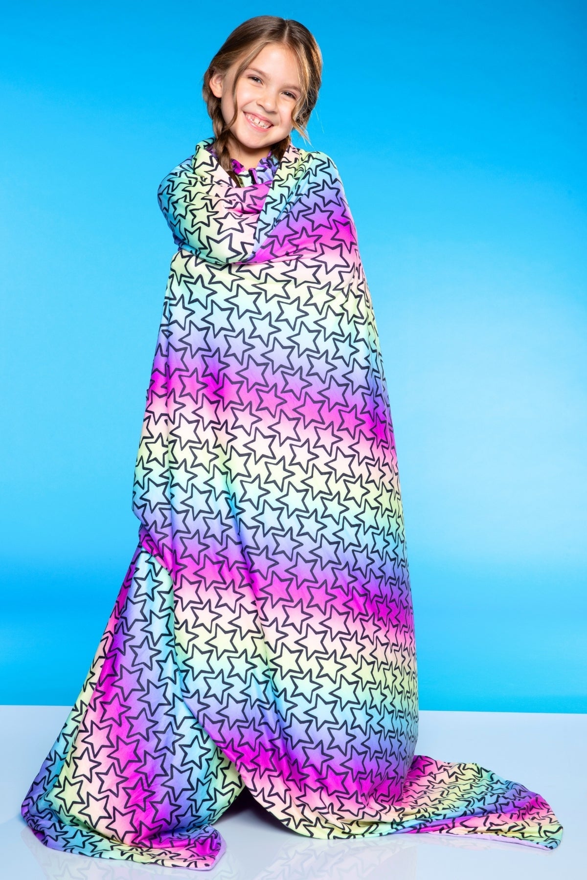 Simply Soft Reversible Blanket - Rainbow S'Mores - NEW!
