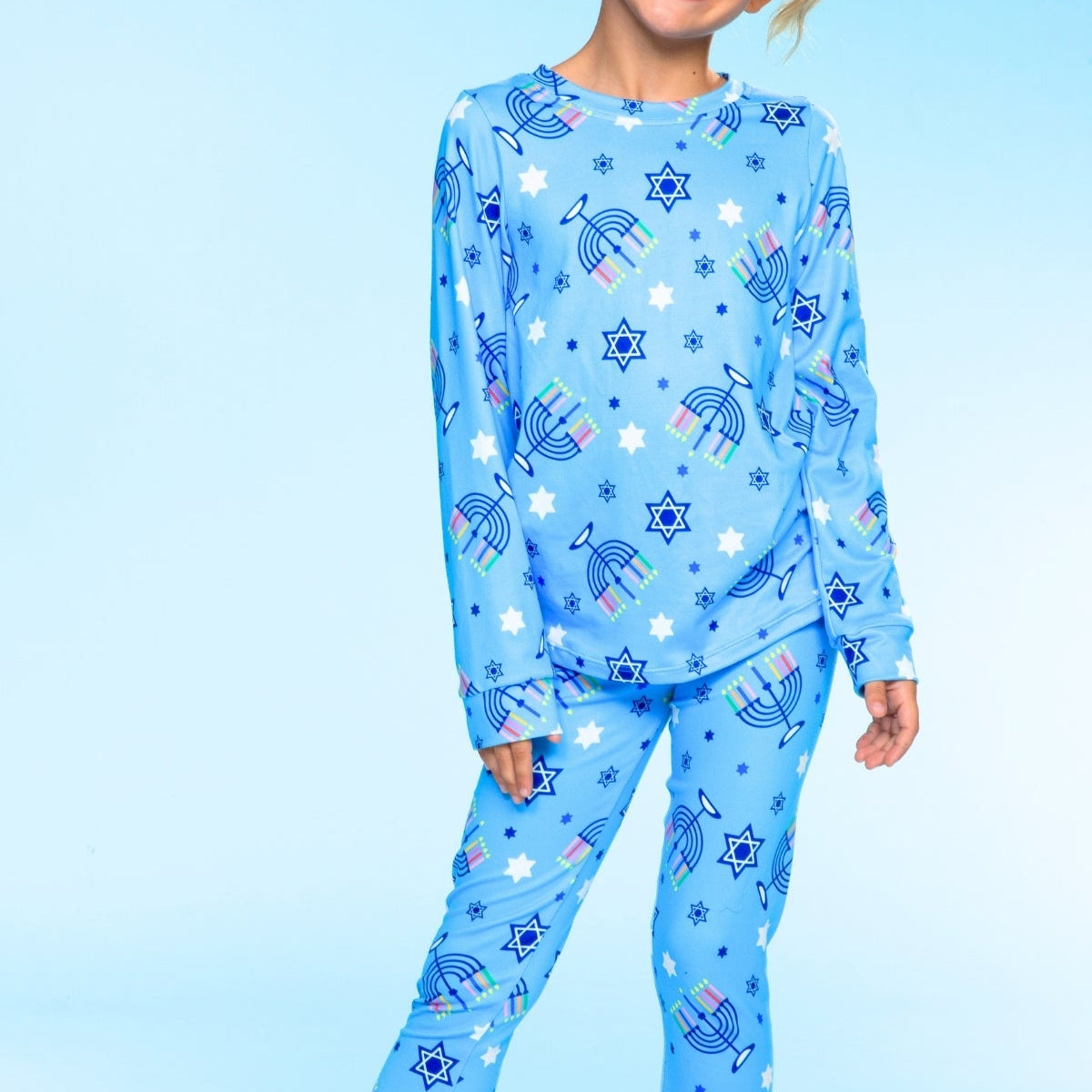 Simply Soft Long Sleeve Crew & Slim Lounge Bottom