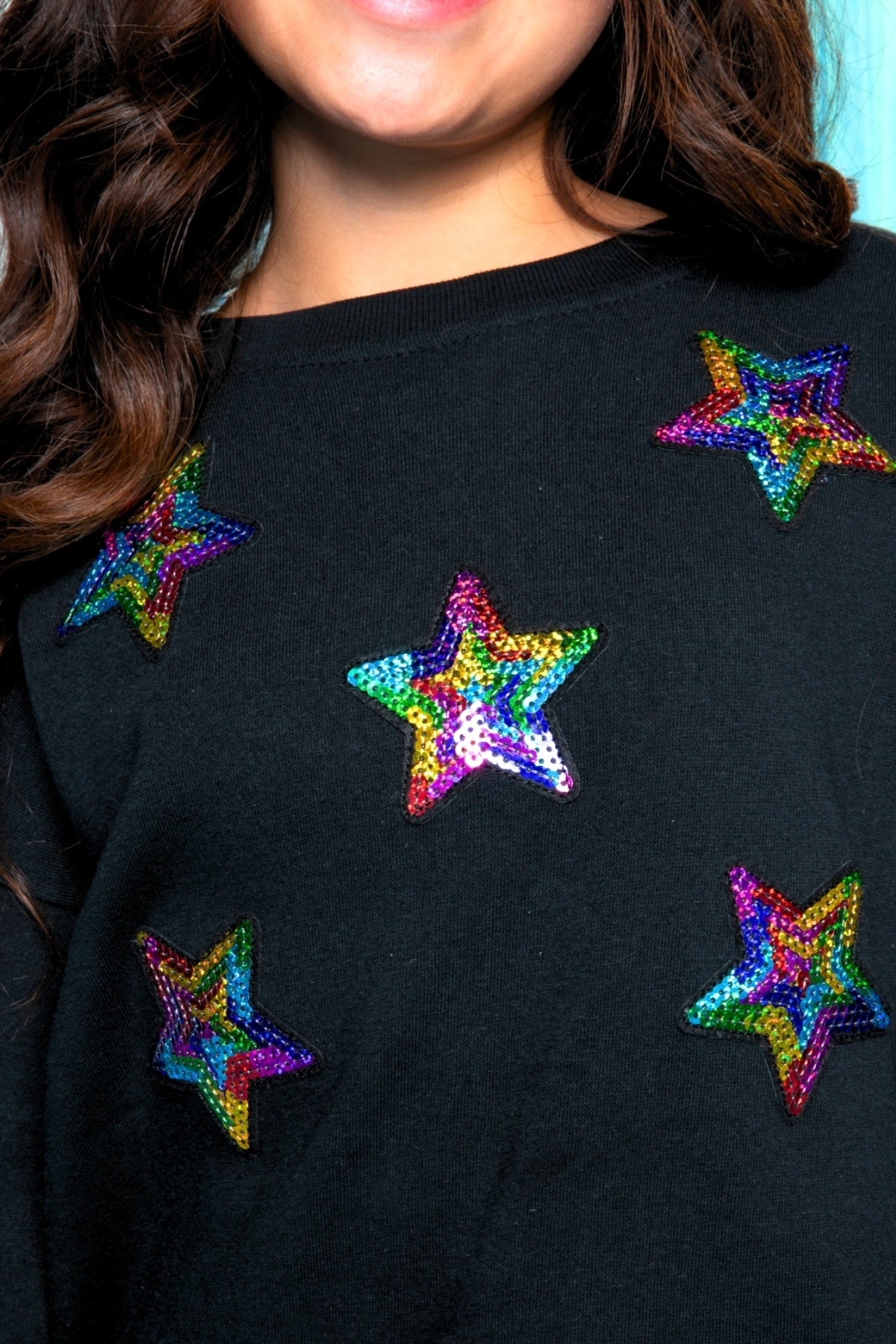 Cotton Soft French Terry Everyday Sweatshirt - Pink Rose Bow