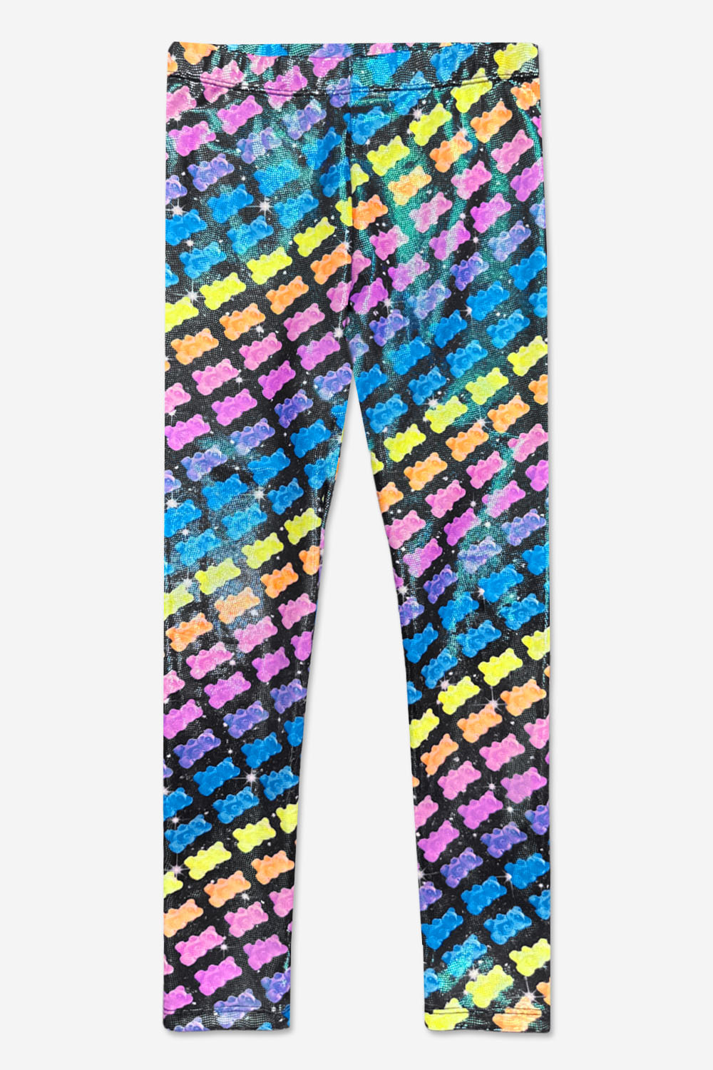 Glitter Foil High Shine Legging - Rainbow Glitter - NEW!