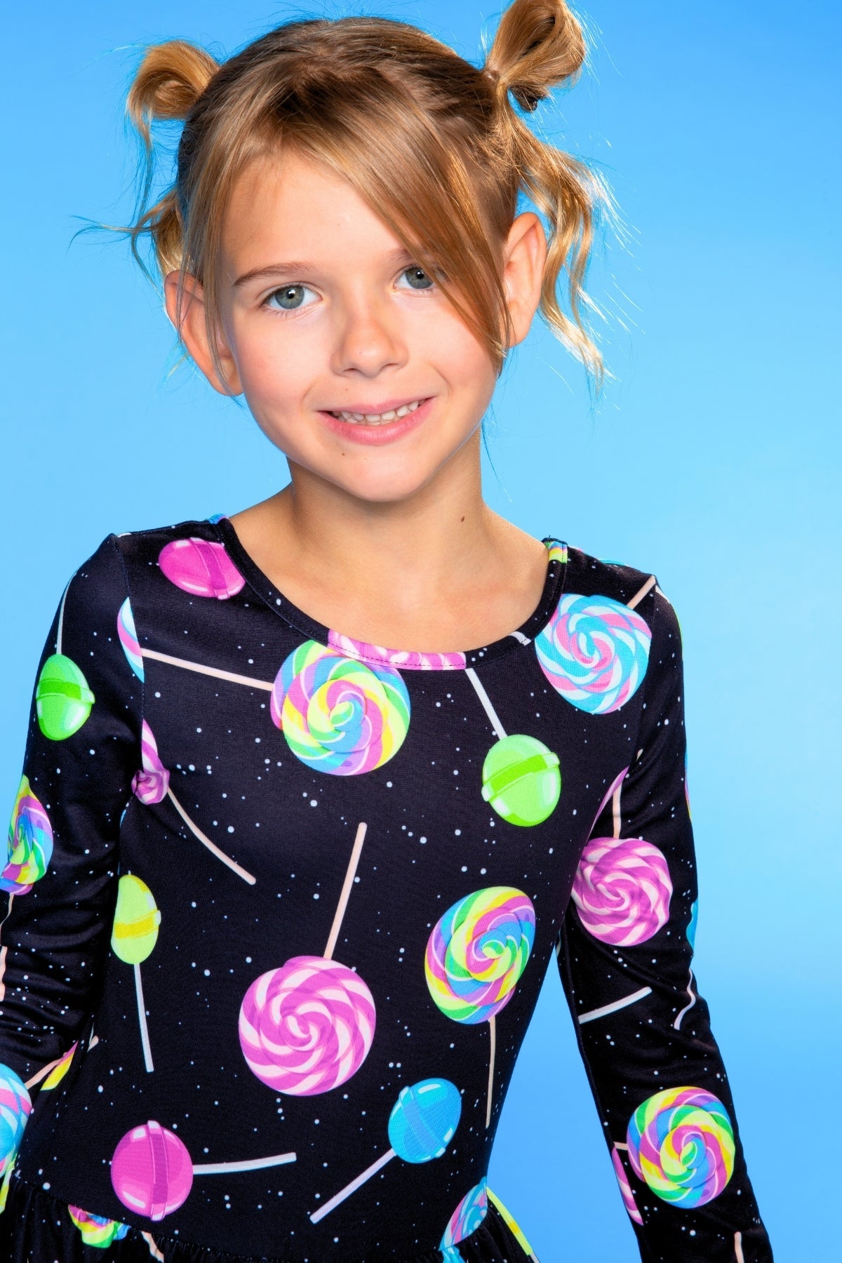 Simply Soft Long Sleeve Be Happy Dress.. - Rainbow Star