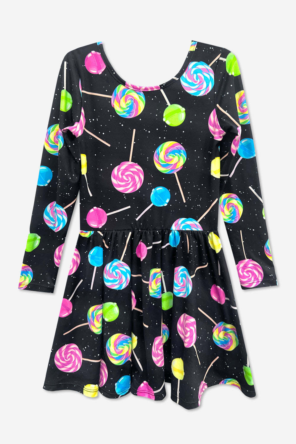 Simply Soft Long Sleeve Be Happy Dress.. - Rainbow Star