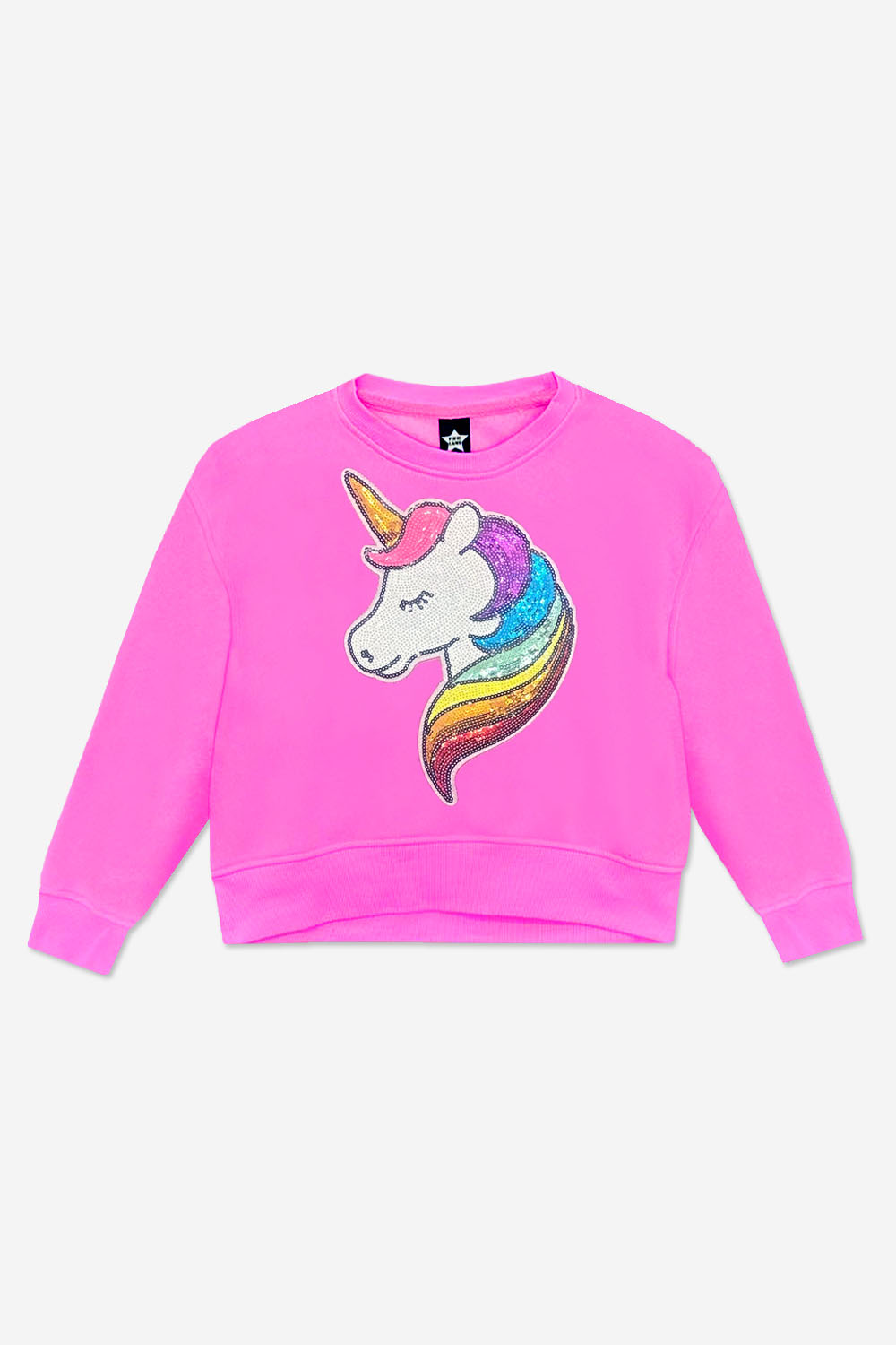 Cotton Soft French Terry Everyday Sweatshirt - Pink Rose Bow