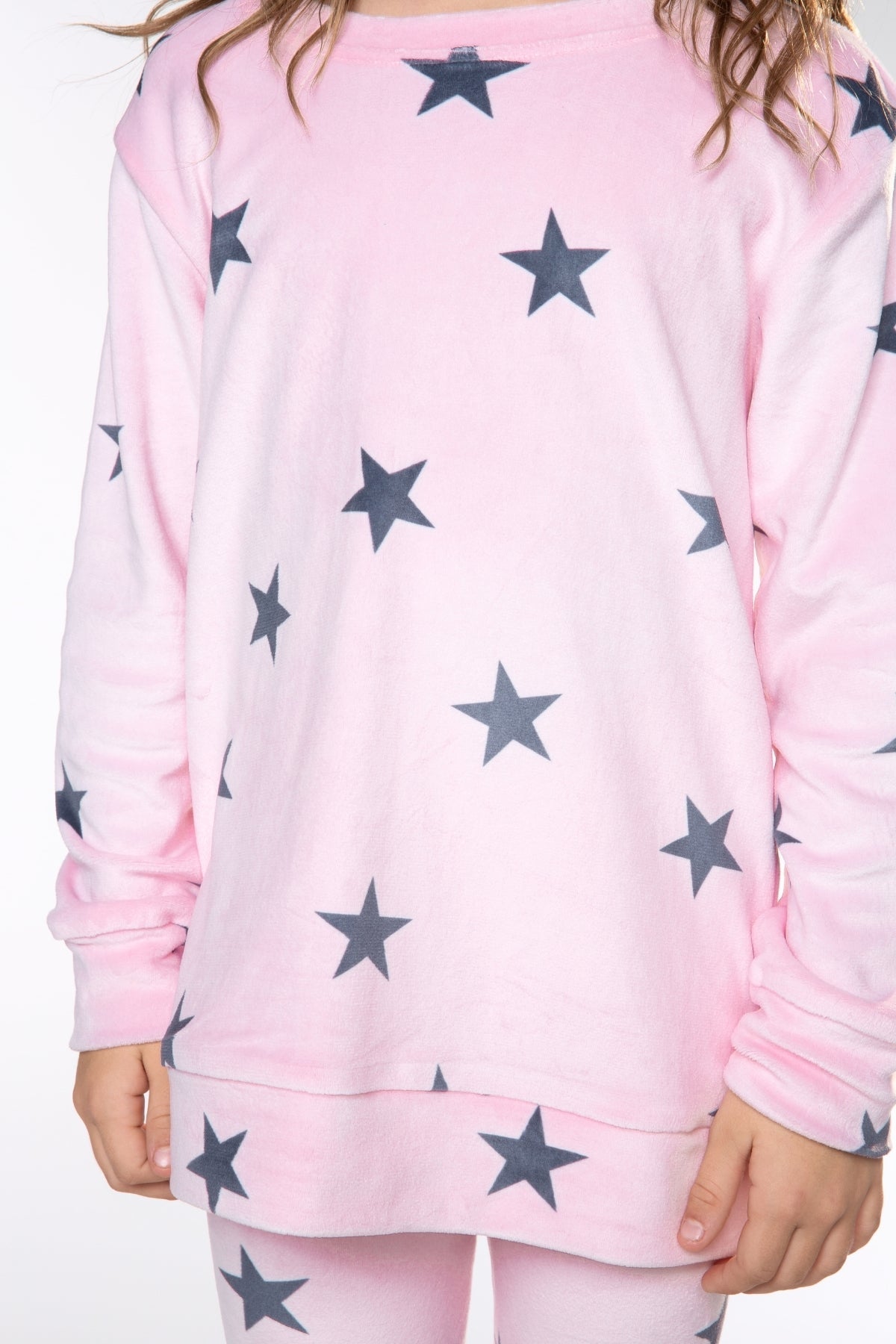Long Sleeve Velour Set - Lilac Bows - LOVE!