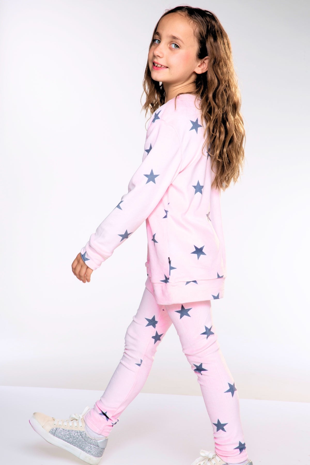 Long Sleeve Velour Set - Lilac Bows - LOVE!