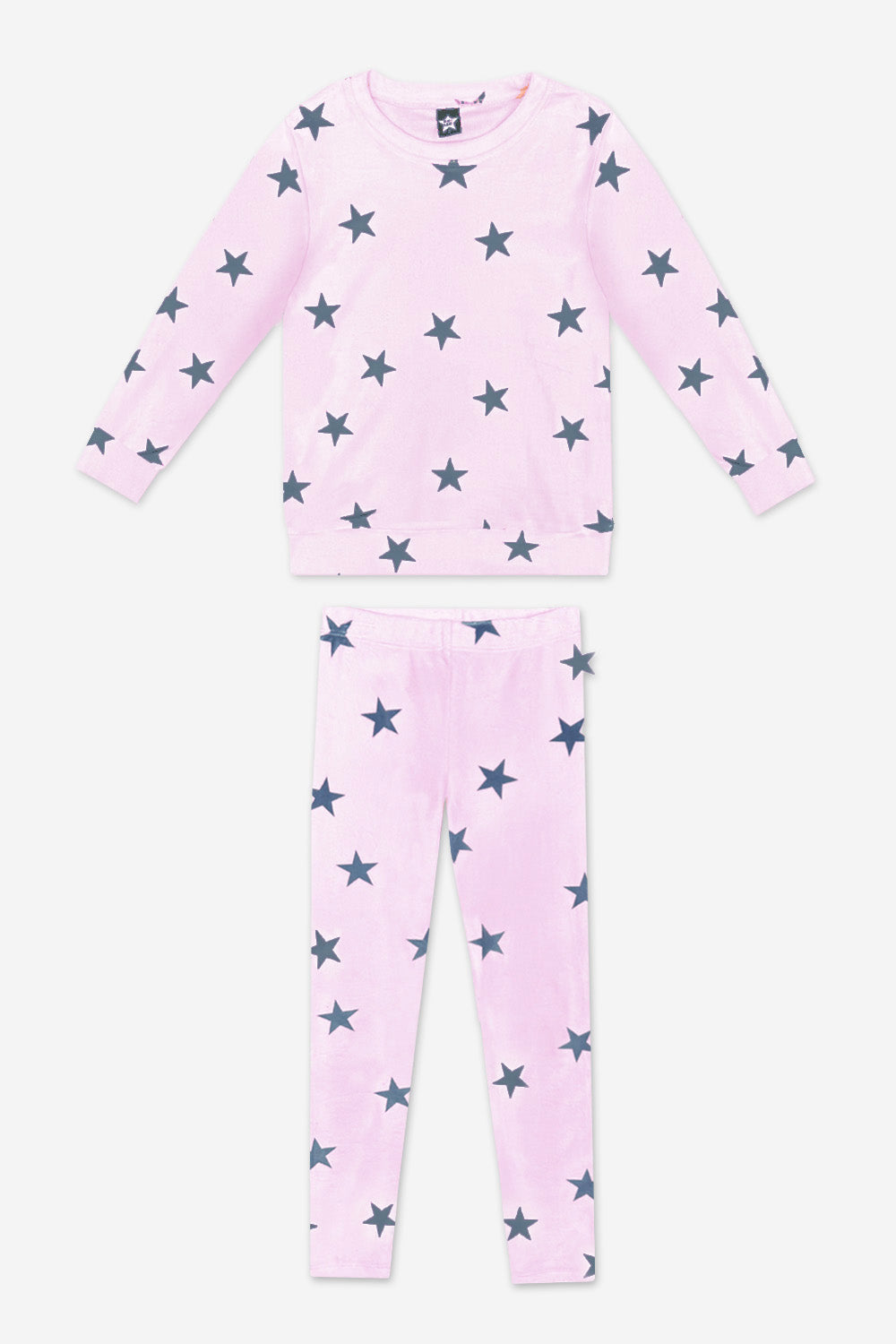 Long Sleeve Velour Set - Lilac Bows - LOVE!