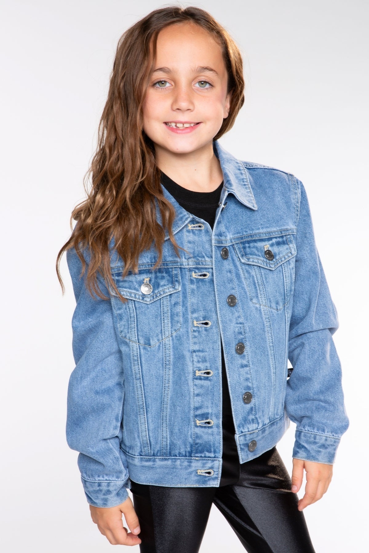 The Perfect Denim Jacket - Denim Sequin Bow