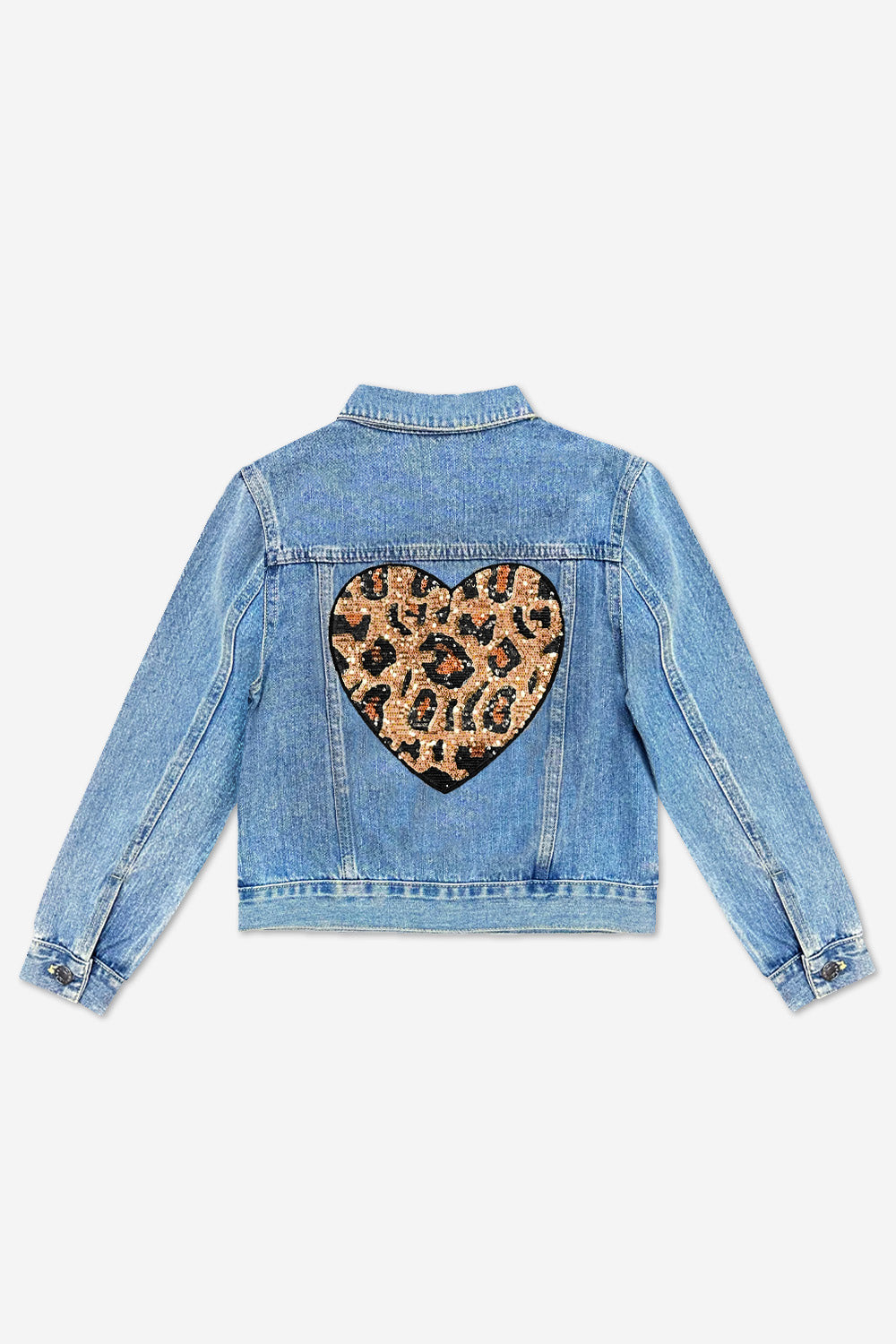 The Perfect Denim Jacket - Denim Sequin Bow