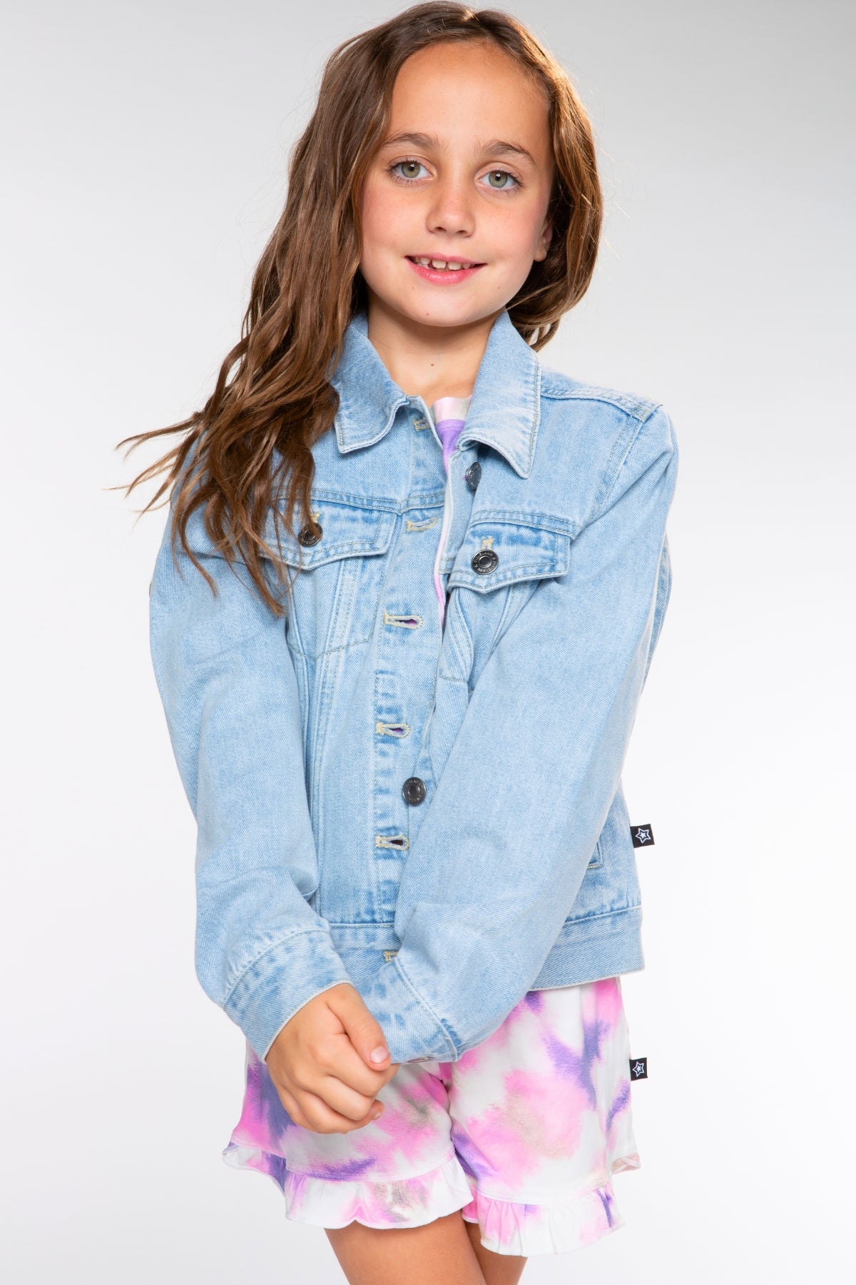 The Perfect Denim Jacket - Denim Sequin Bow