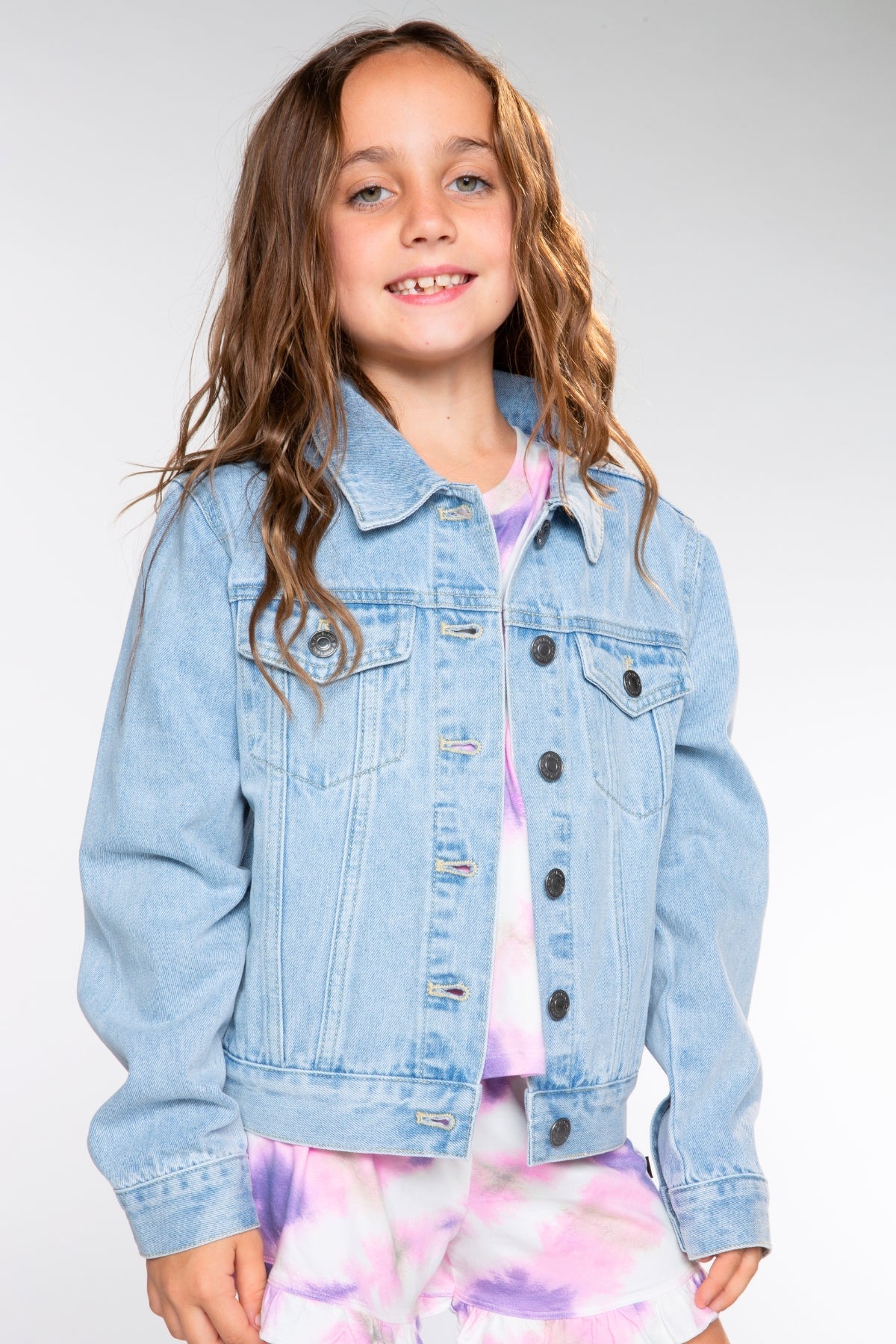 The Perfect Denim Jacket - Denim Sequin Bow
