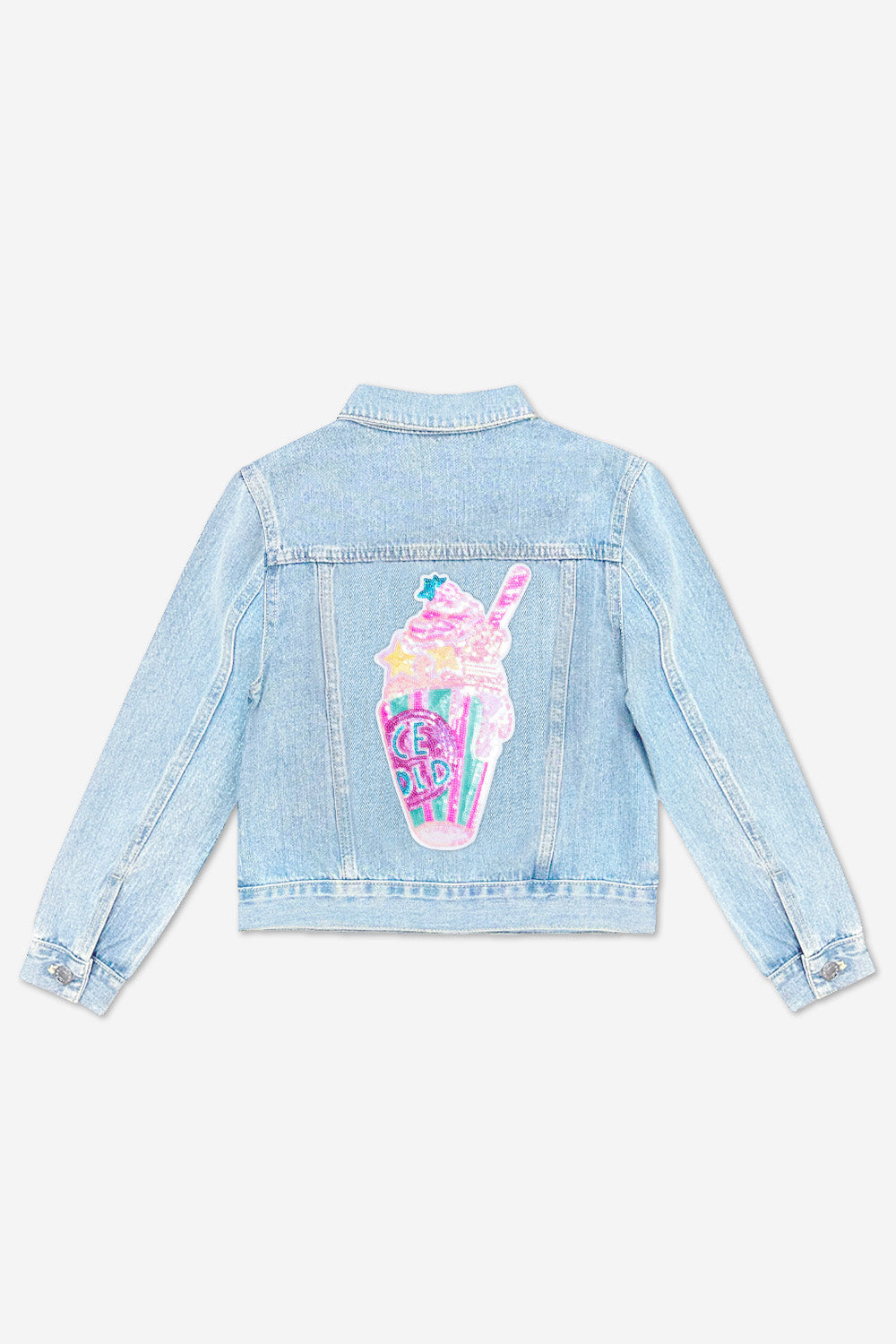 The Perfect Denim Jacket - Denim Sequin Bow