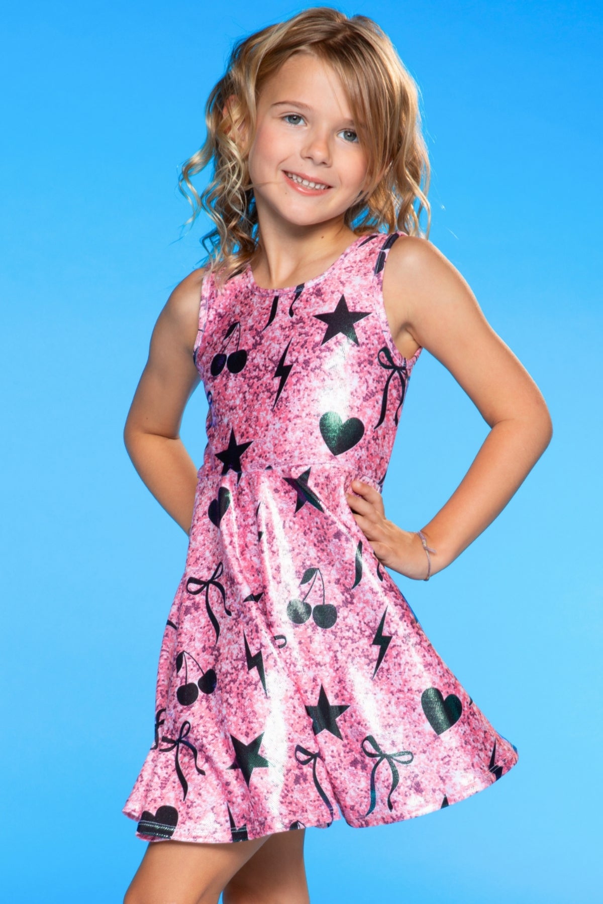 High Shine Super Twirl Dress - Rainbow Gummy Bear