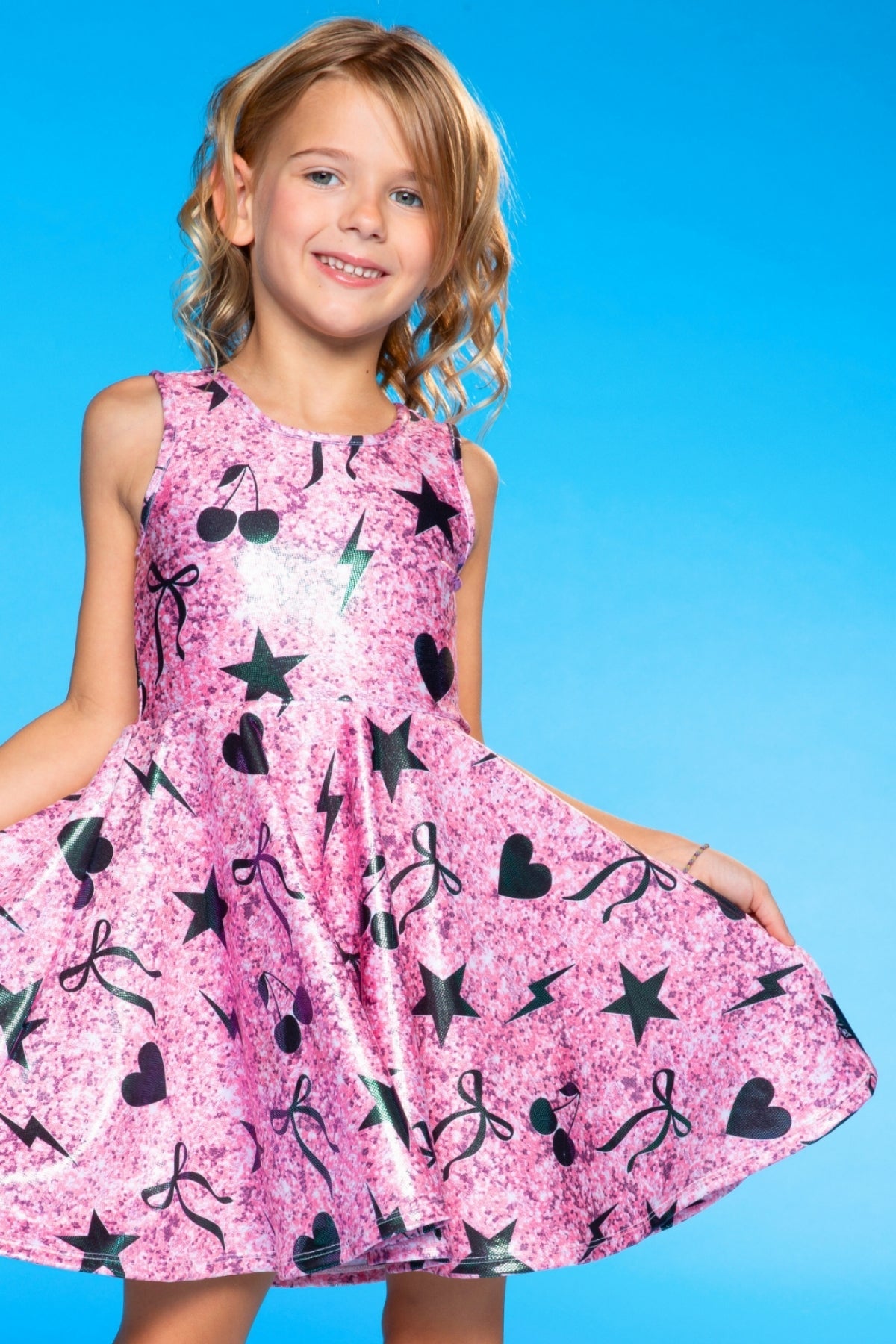 High Shine Super Twirl Dress - Rainbow Gummy Bear