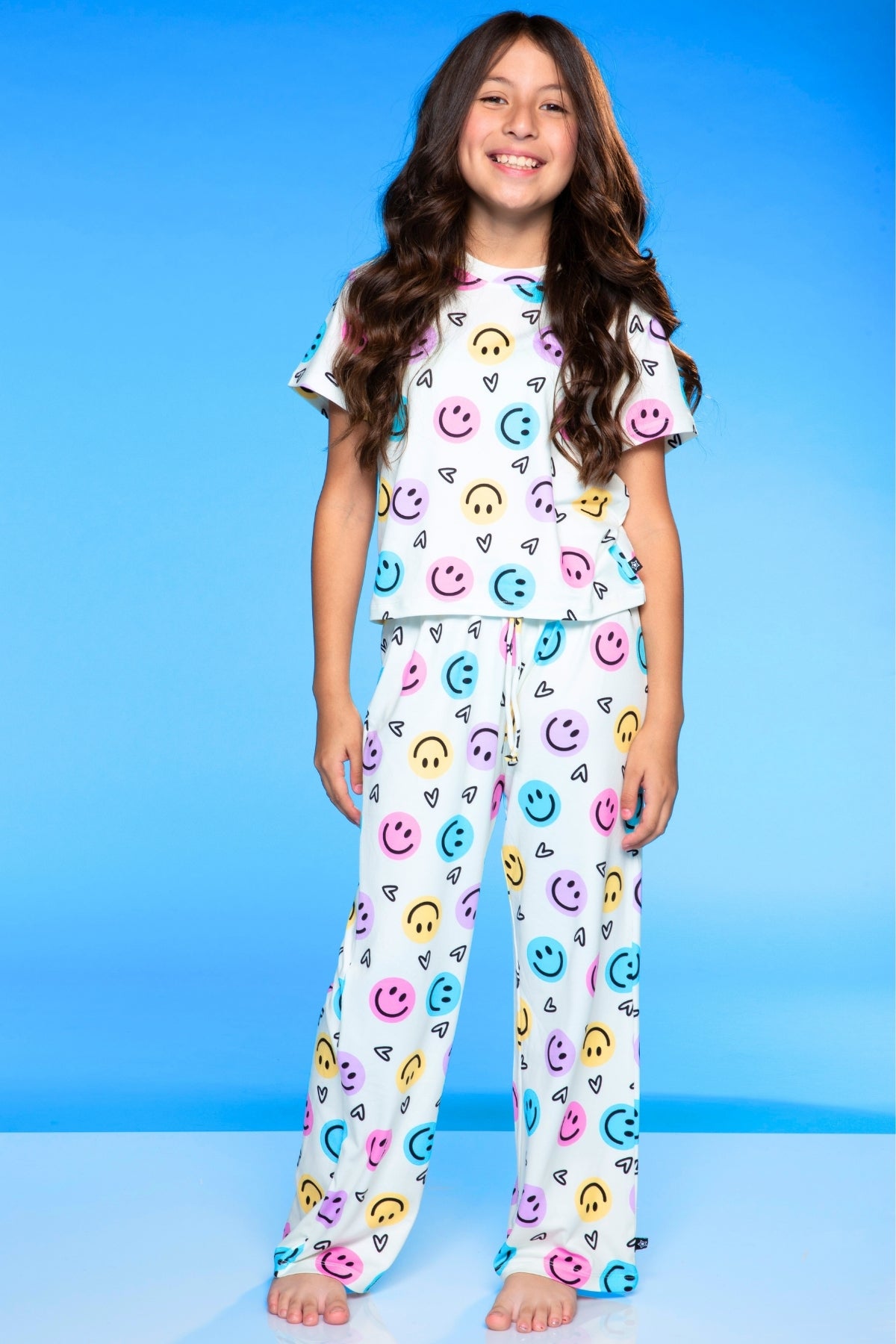 Simply Soft Easy Tee & Karate Pant - Pink Gingham Leopard