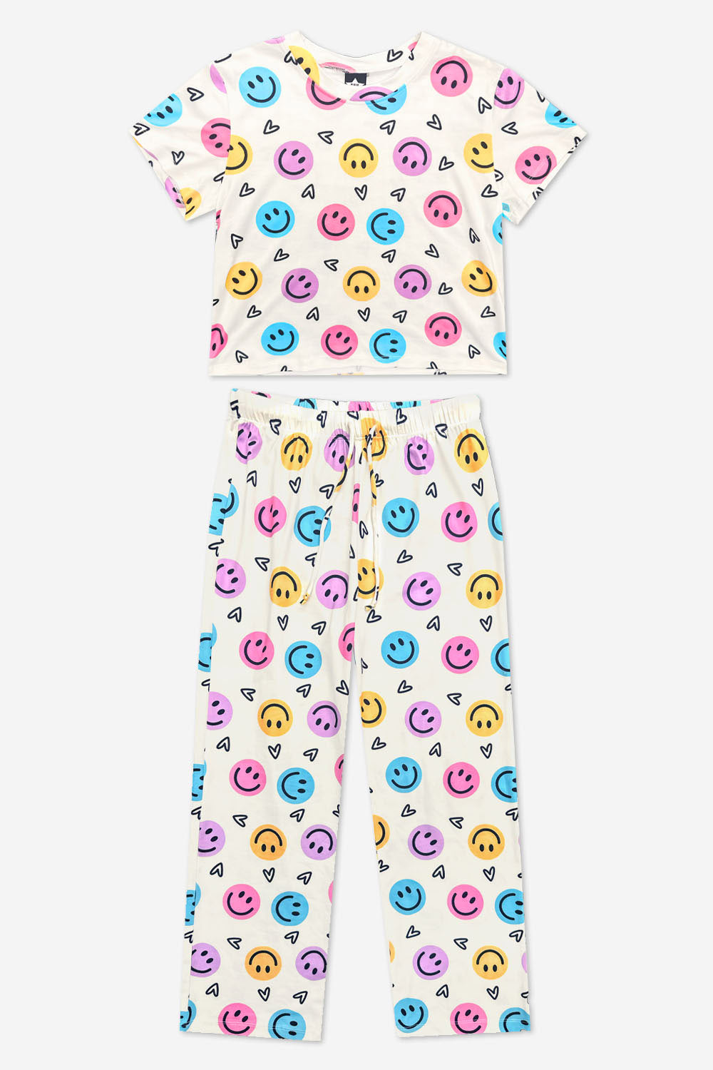 Simply Soft Easy Tee & Karate Pant - Pink Gingham Leopard