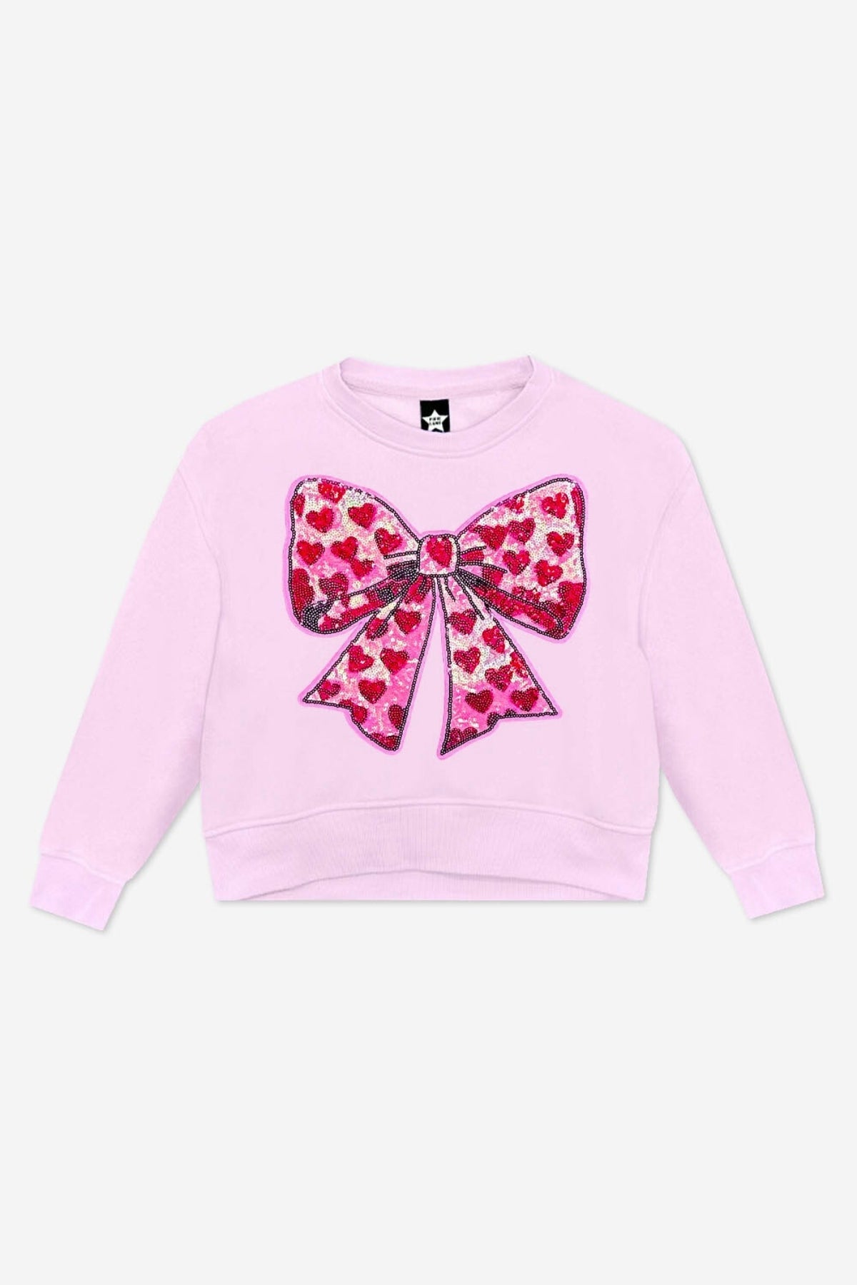 Cloud Soft French Terry Everyday Sweatshirt - Pink Daisy Rainbow