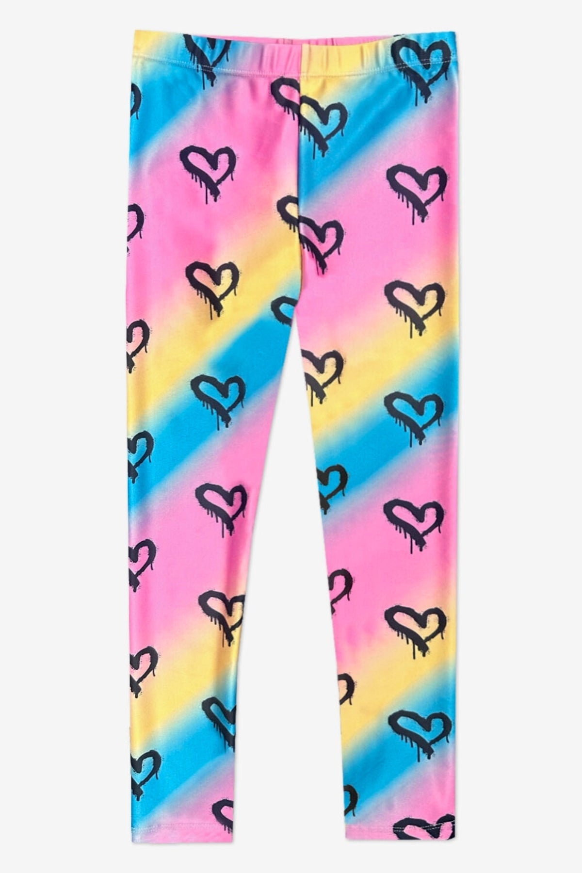High Shine Long Legging - Silver Glitter