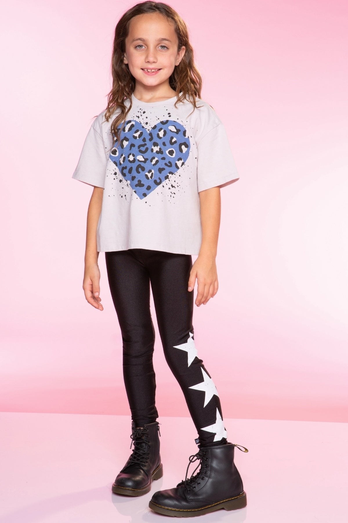 High Shine Long Legging - Silver Glitter