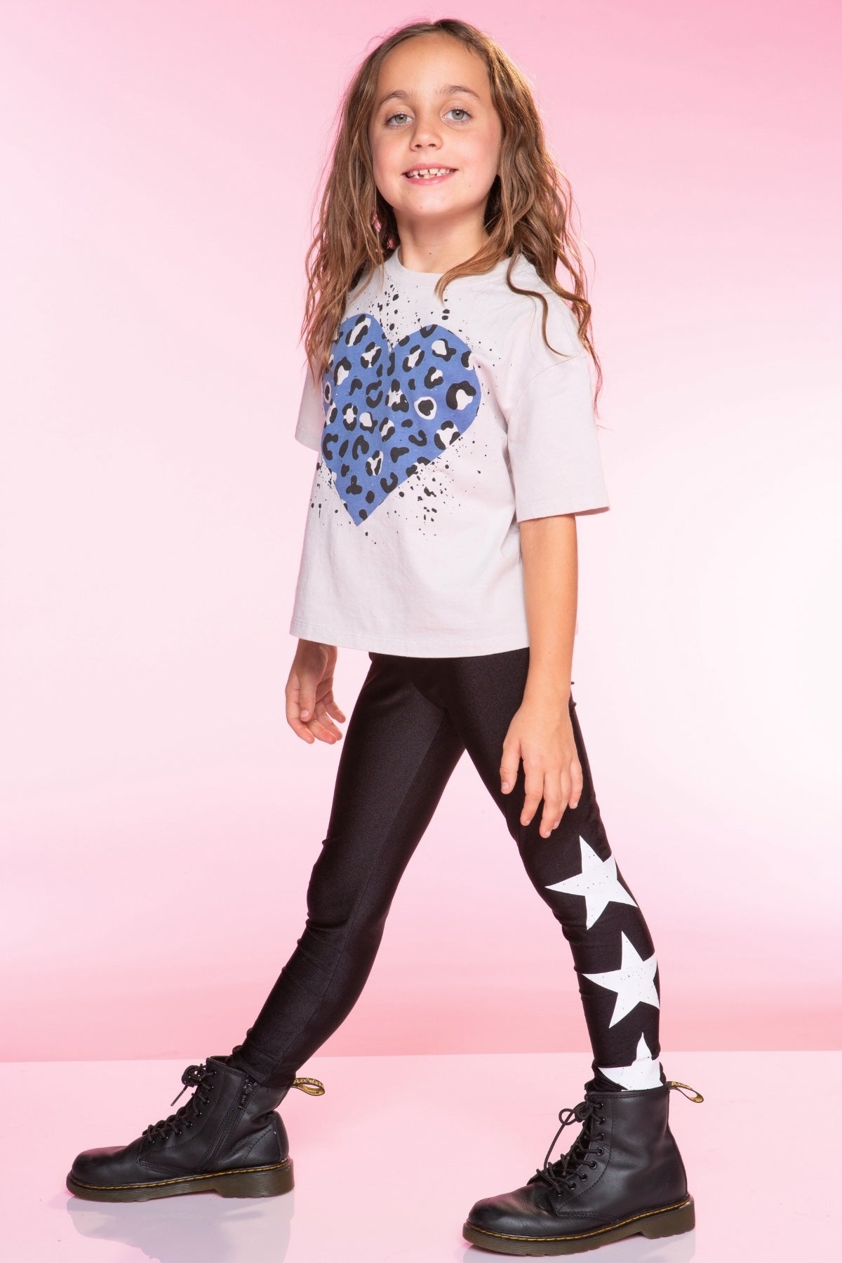 High Shine Long Legging - Silver Glitter