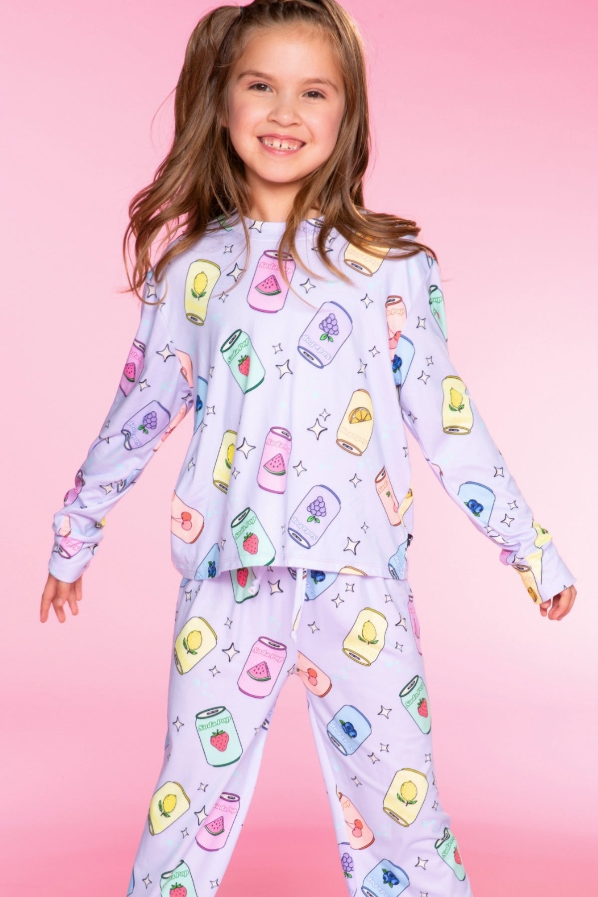 Simply Soft Long Sleeve Easy Tee & Karate Pant - Lavender Capybara