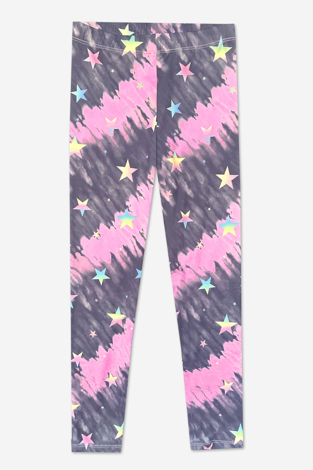 Simply Soft Long Legging. - Denim Tie Dye Graffiti Elements - NEW!