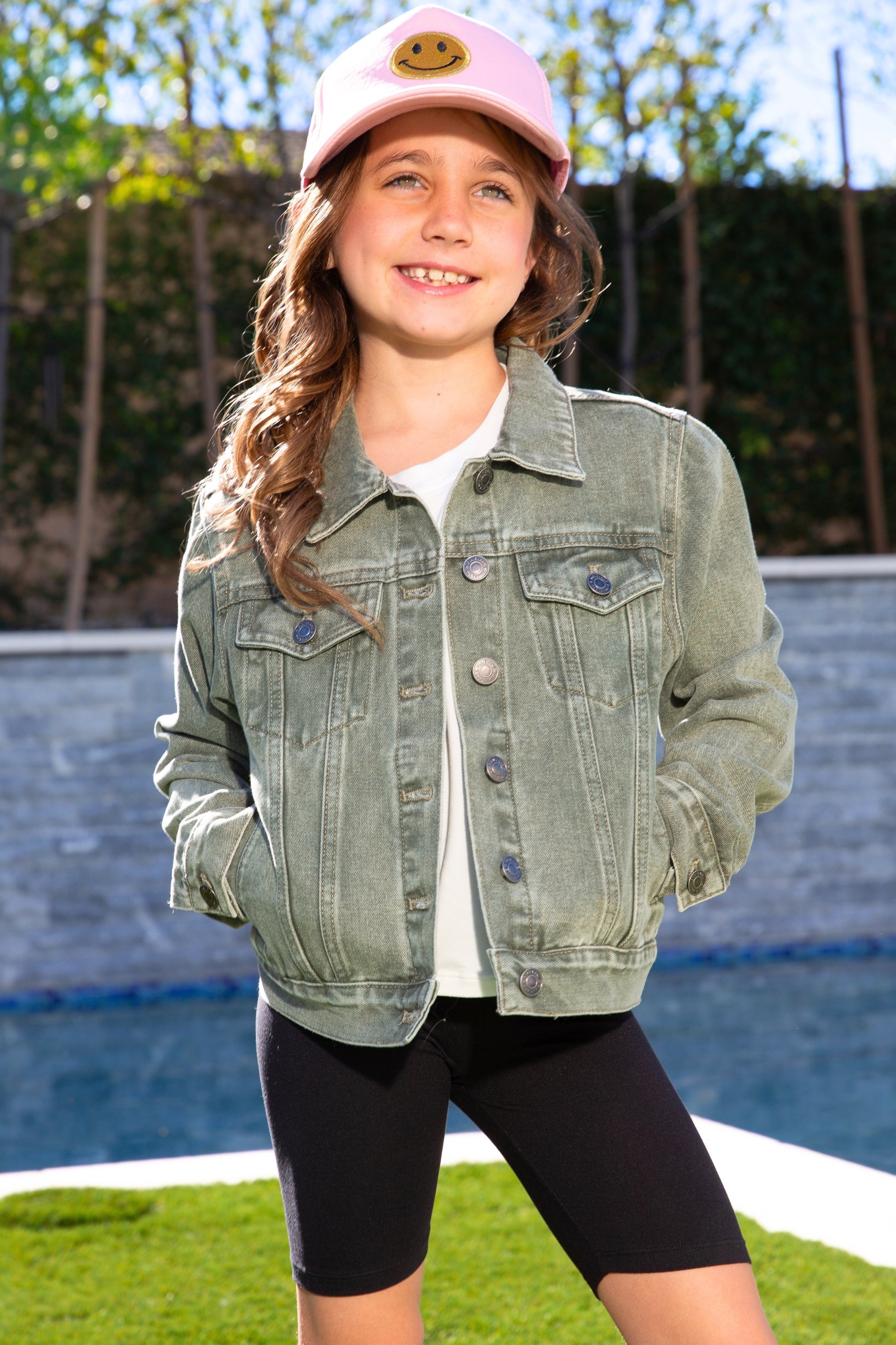 The Perfect Denim Jacket - Denim Sequin Bow