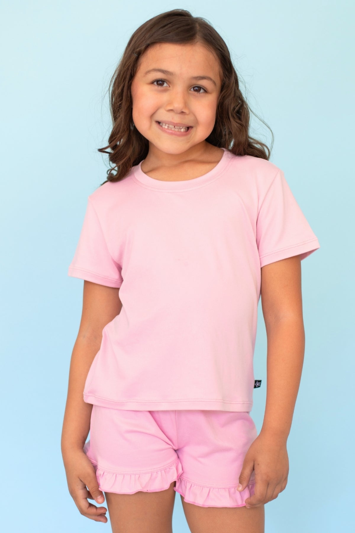 Simply Soft Easy Tee. - Ivory Gingham Daydream